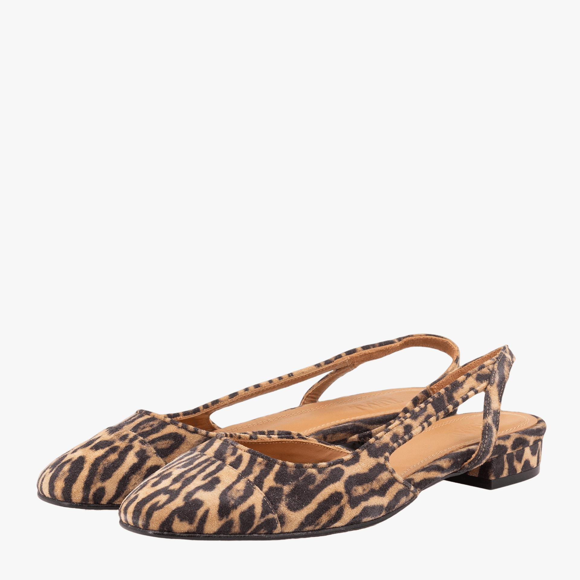 LUISA LEOPARD PRINT FLATS made by Toral
