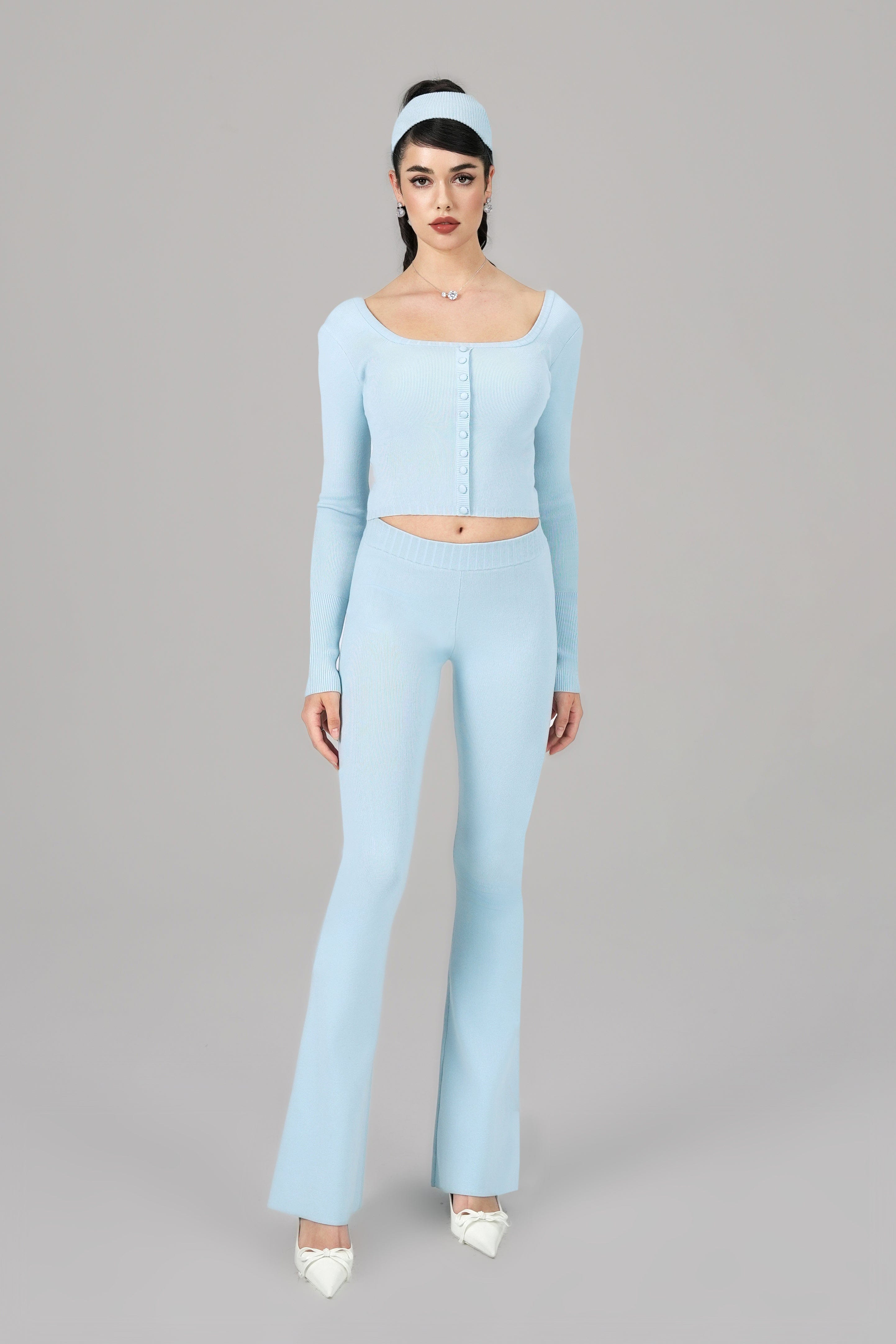 Holly Pants (Blue) made by Nana Jacqueline