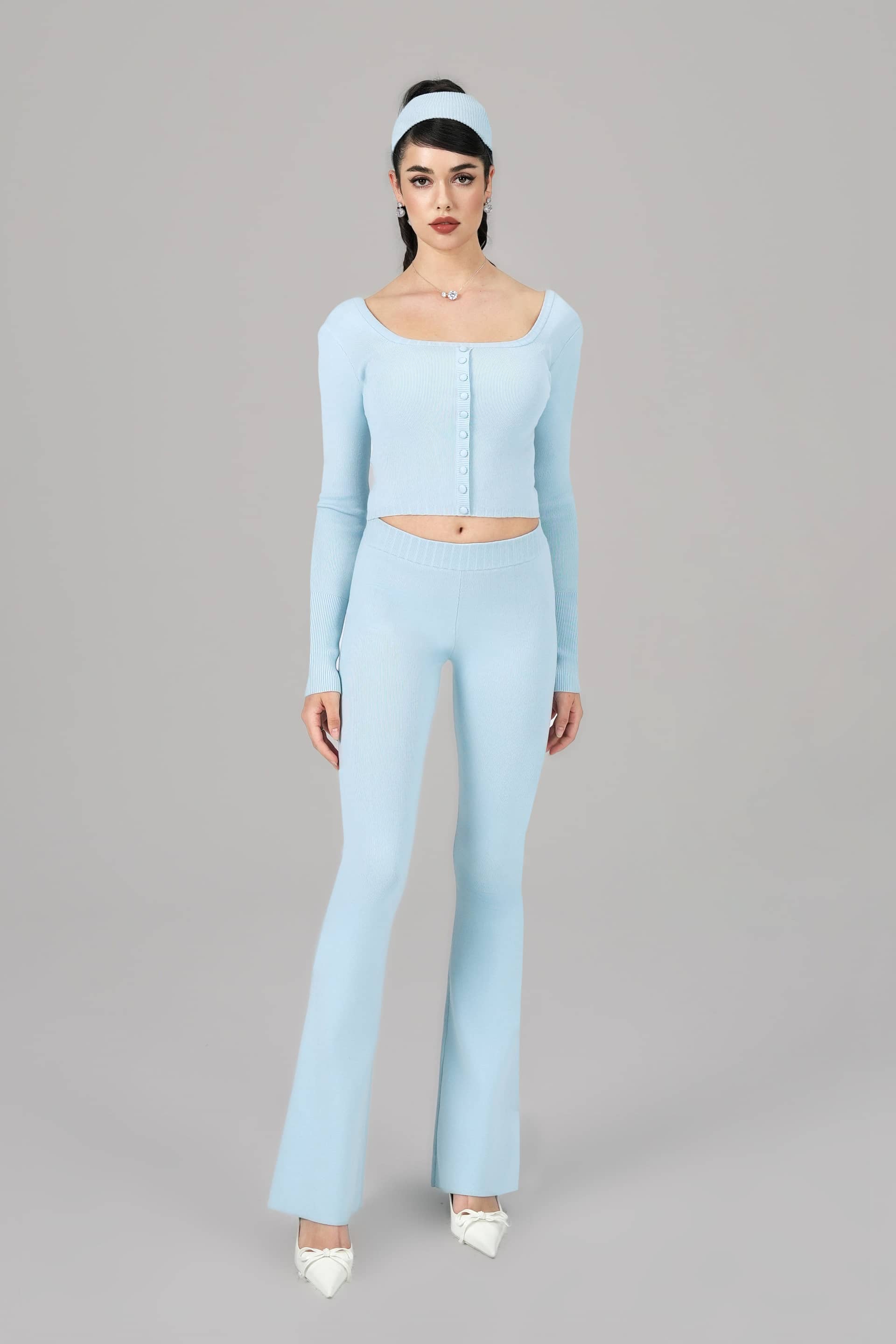 Holly Pants (Blue) made by Nana Jacqueline