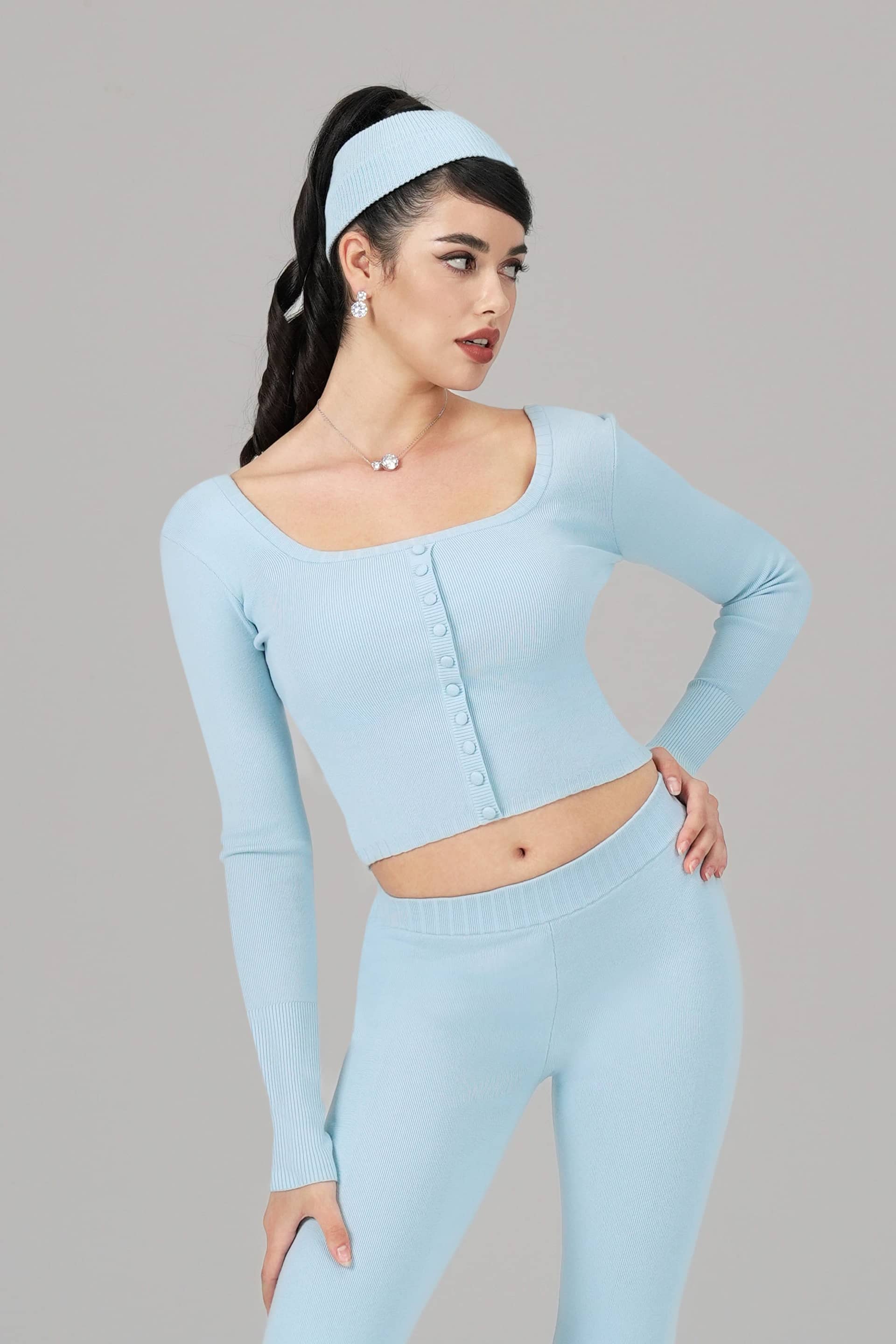 Holly Pants (Blue) made by Nana Jacqueline