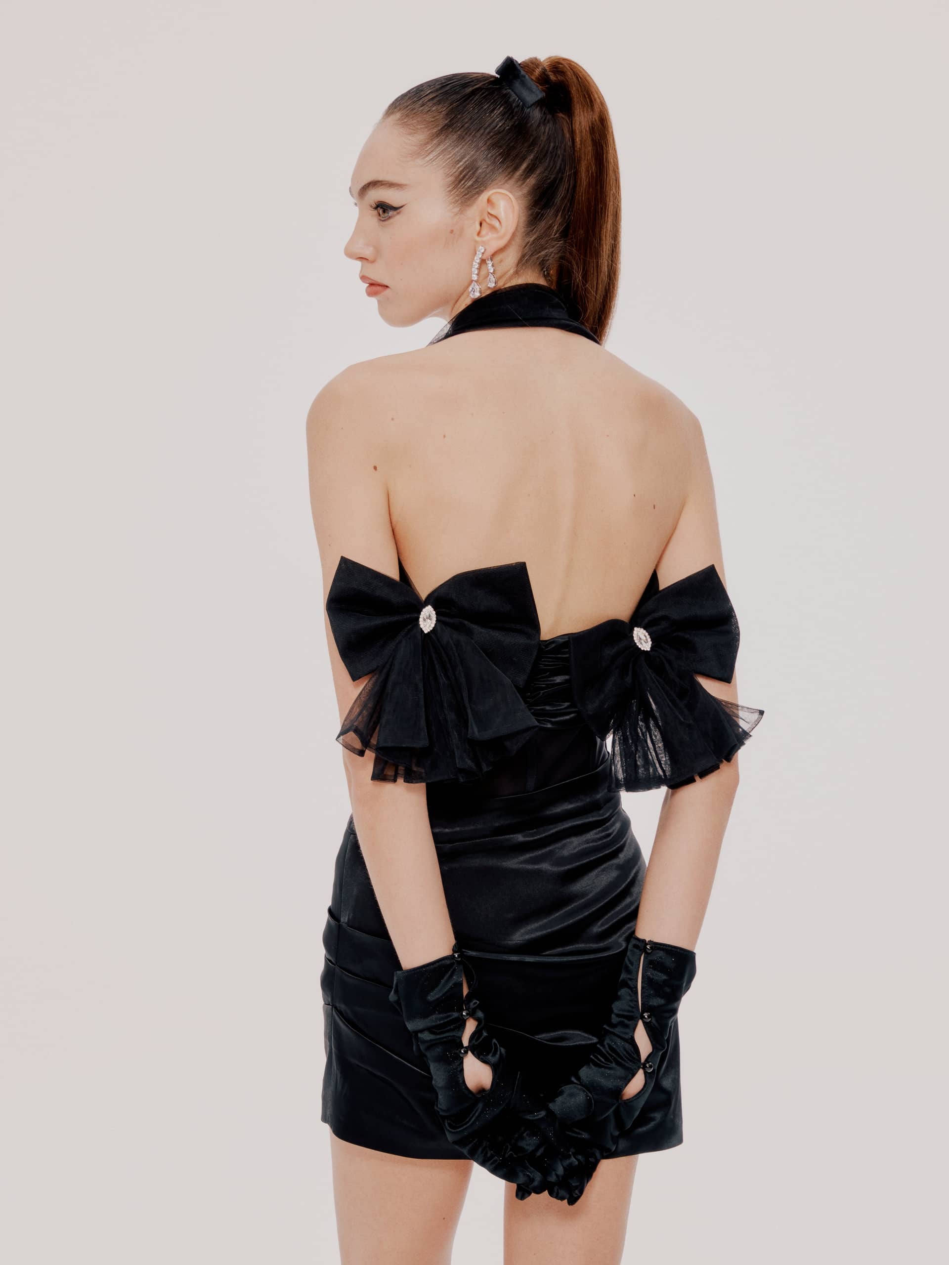 Black Imani Top (Final Sale) in Black made by Nana Jacqueline