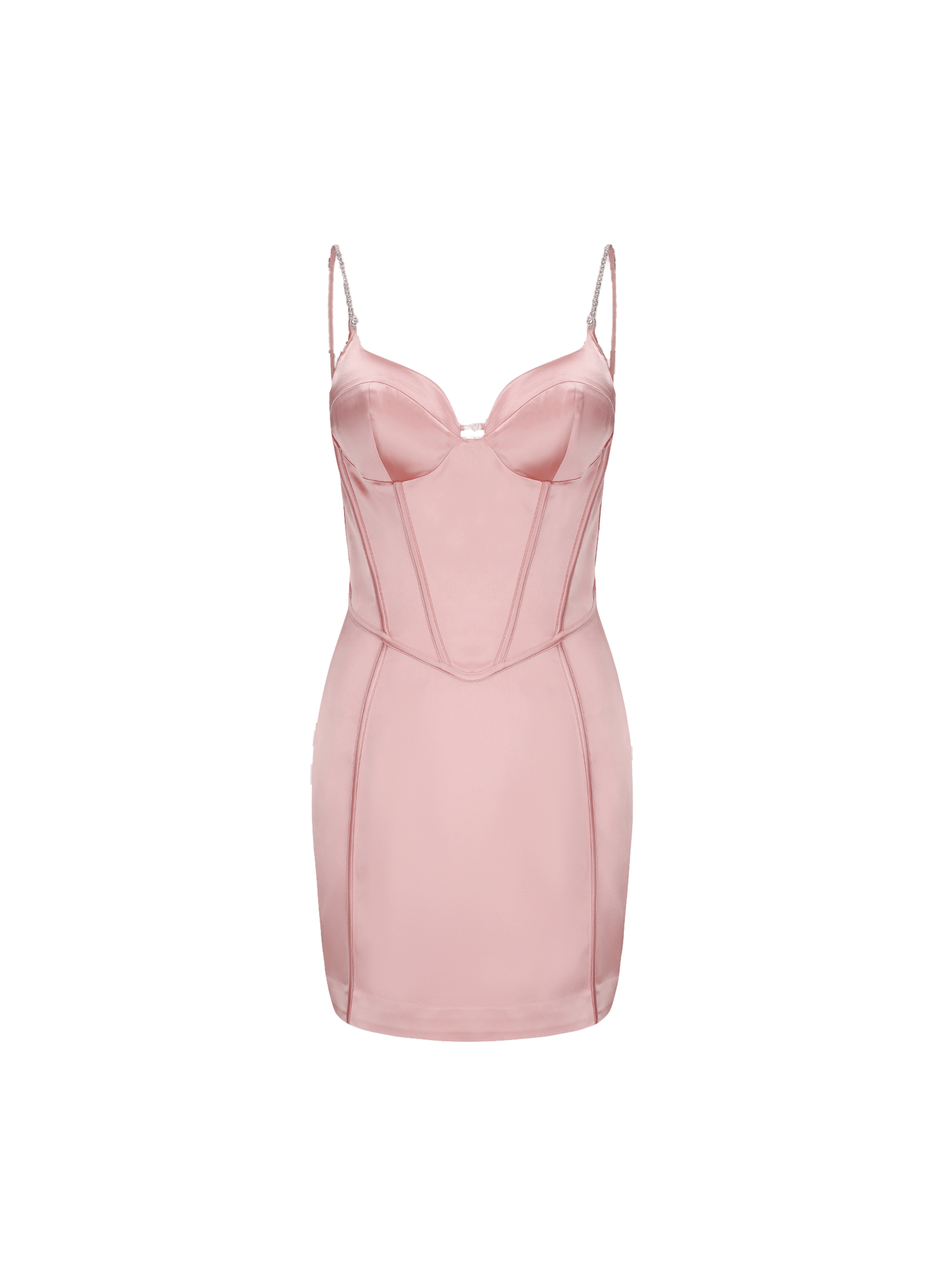 Anastasia Diamond Slip Dress (Pink) (Final Sale) in Pink made by Nana Jacqueline