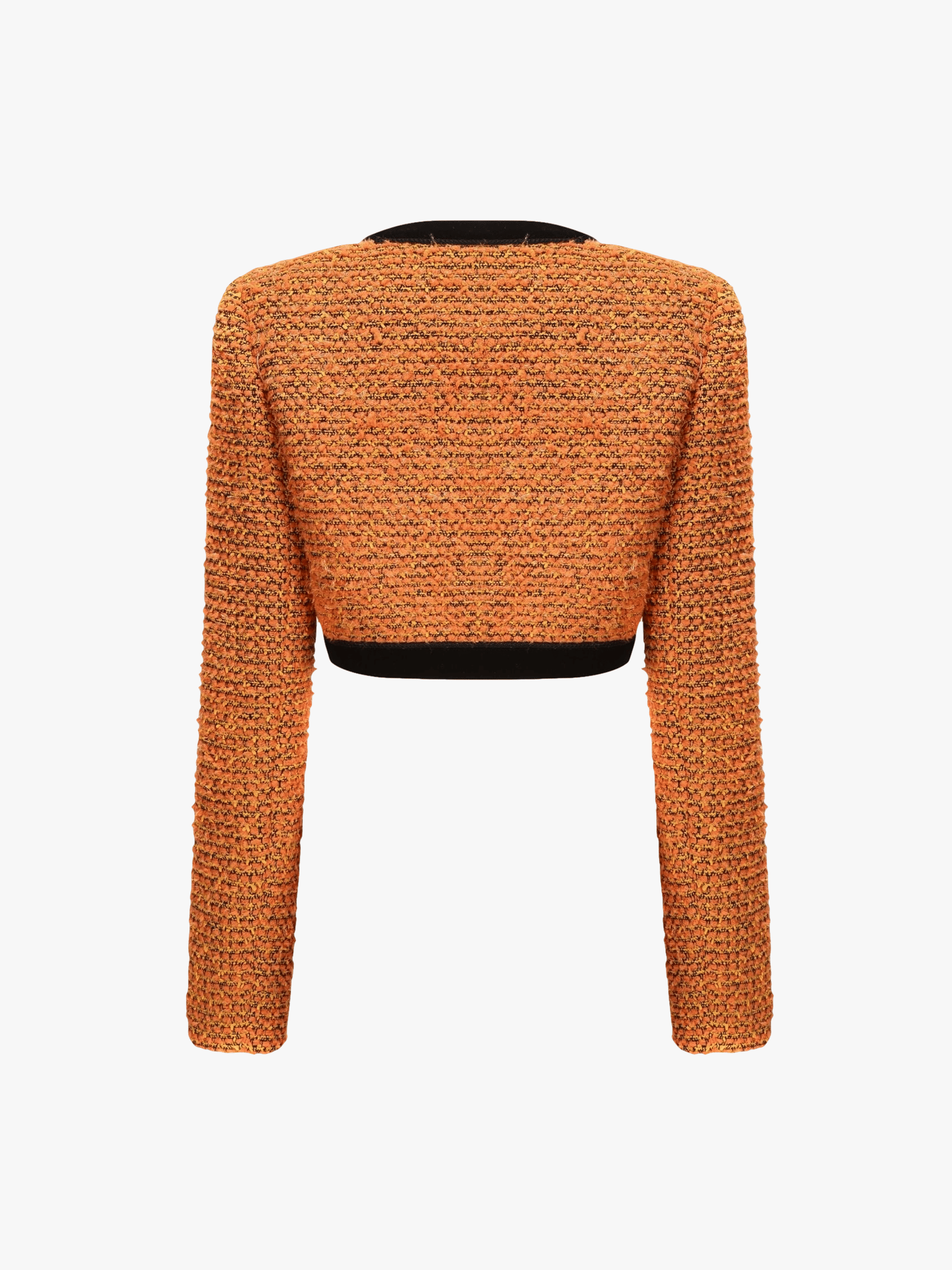 Miranda Crop Jacket (Yellow) in Orange made by Nana Jacqueline