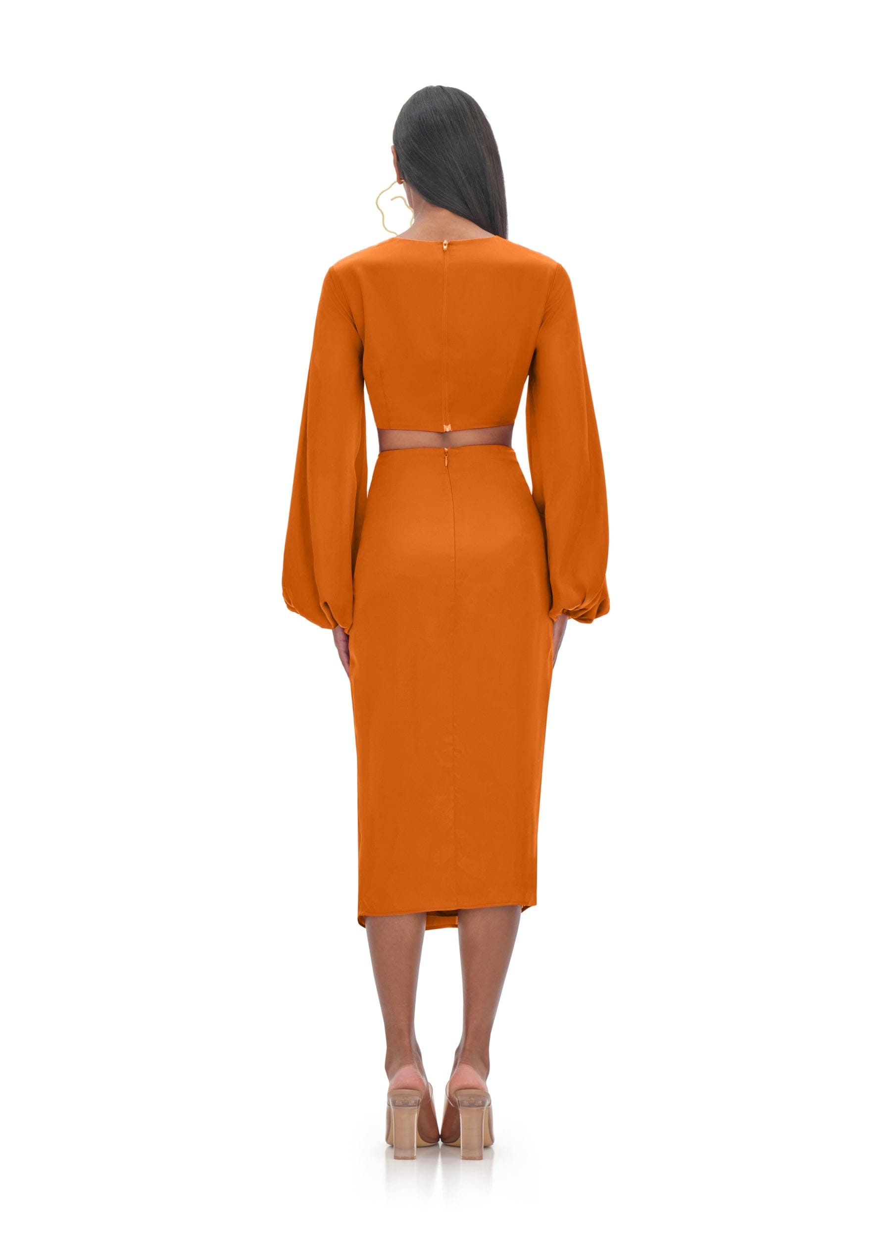 BEHATI RUST SKIRT made by Andrea Iyamah