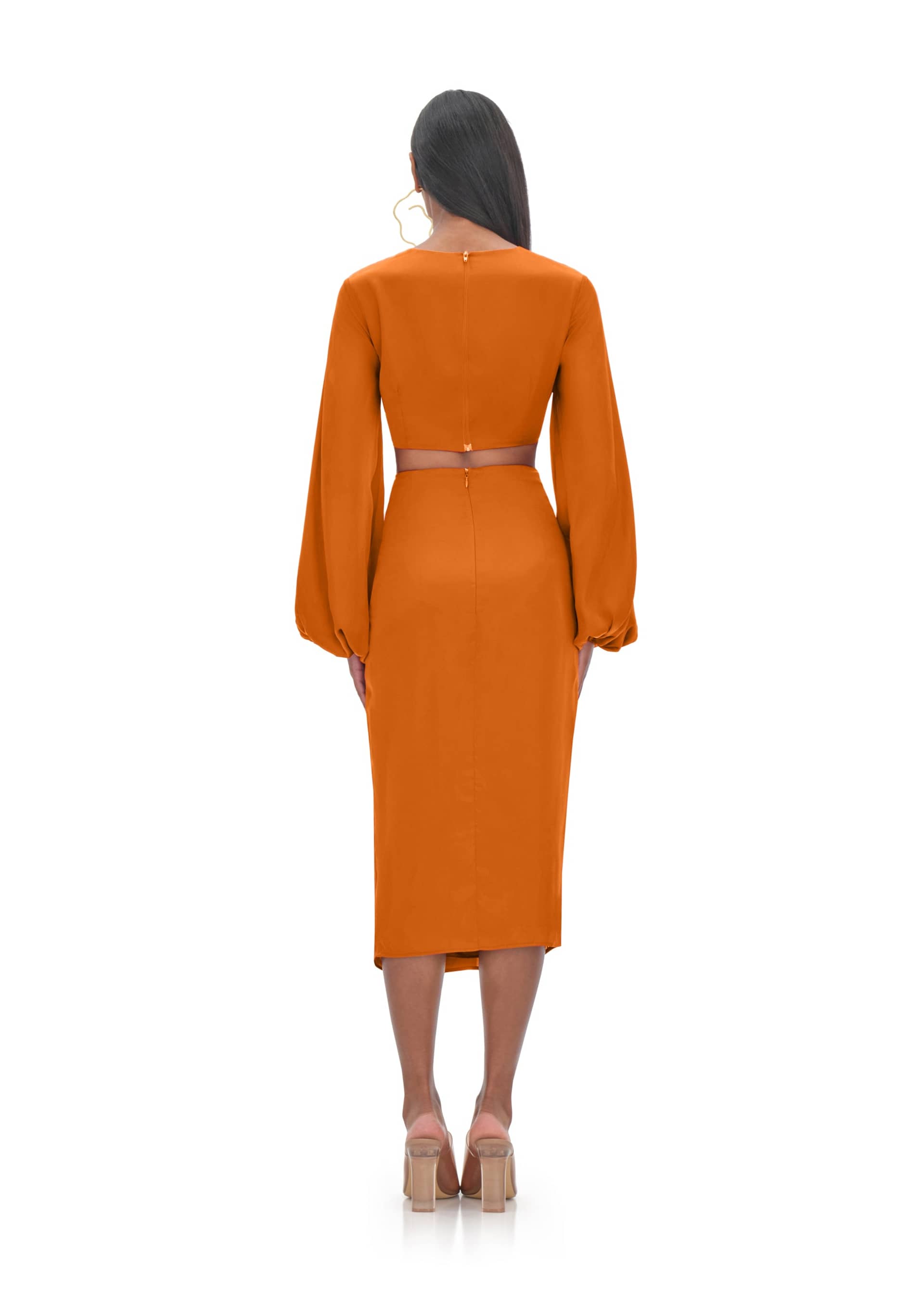 BEHATI RUST SKIRT made by Andrea Iyamah