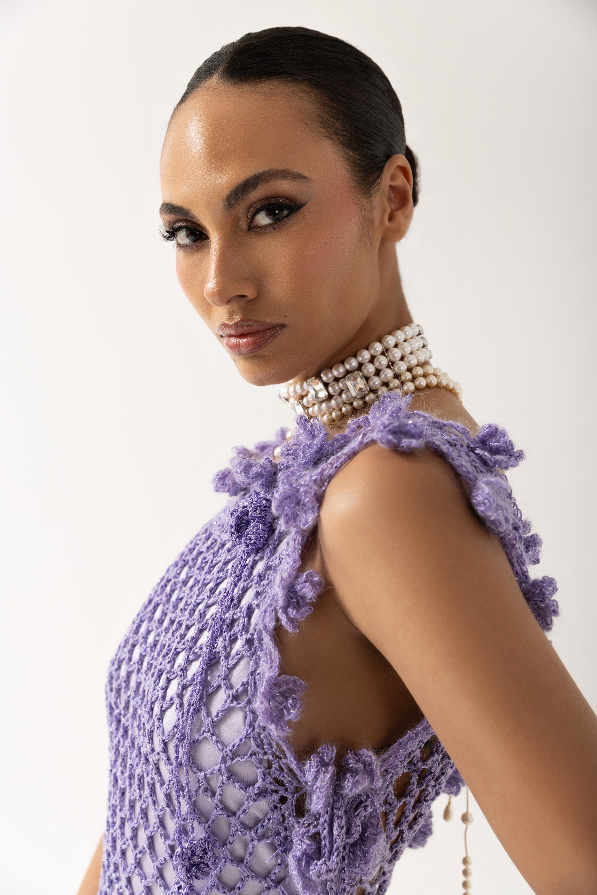 Camila Handmade Knit Dress made by ANDREEVA