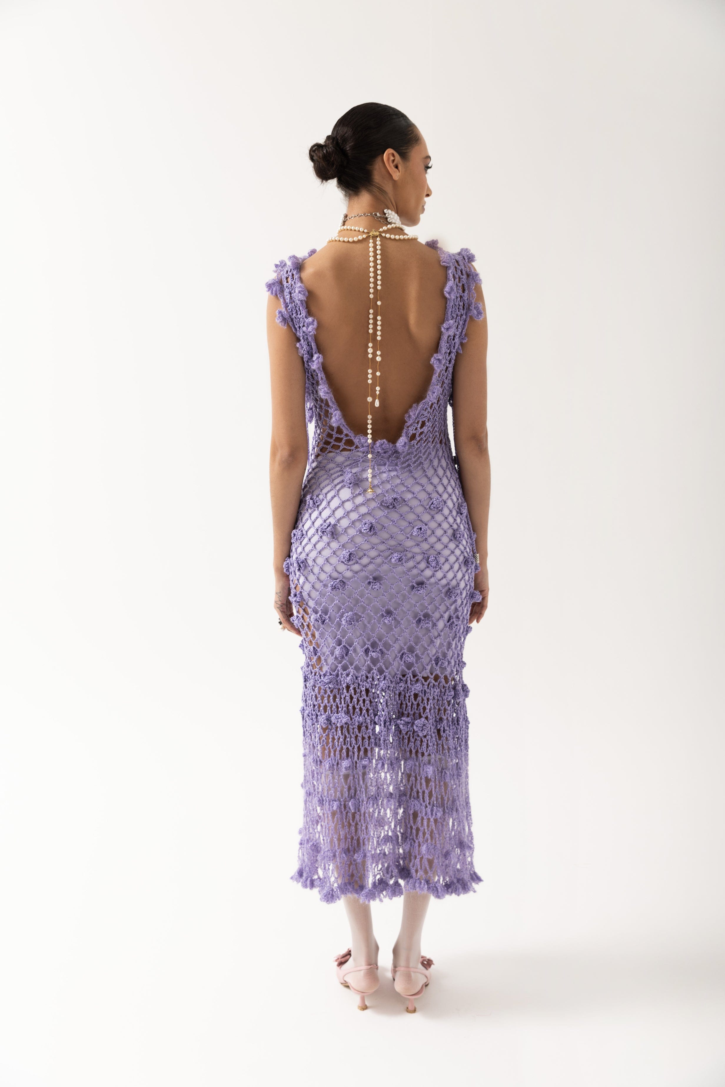 Camila Handmade Knit Dress made by ANDREEVA