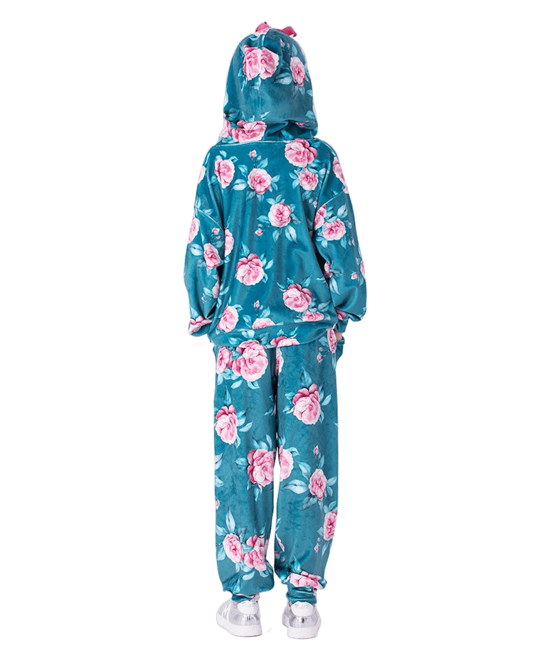 Cozy Floral Girls  Tracksuit | 2 Pieces made by Mama Luma