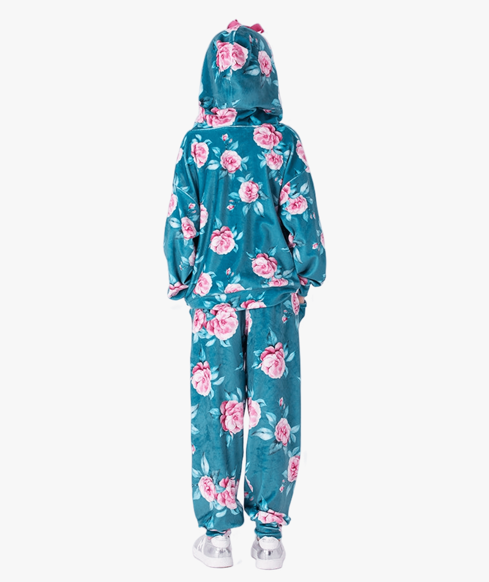 Cozy Floral Girls Tracksuit | 2 Pieces made by Mama Luma