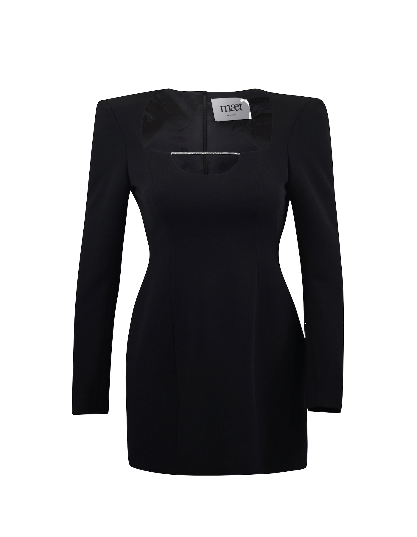 INGA Mini Black Dress made by MAET