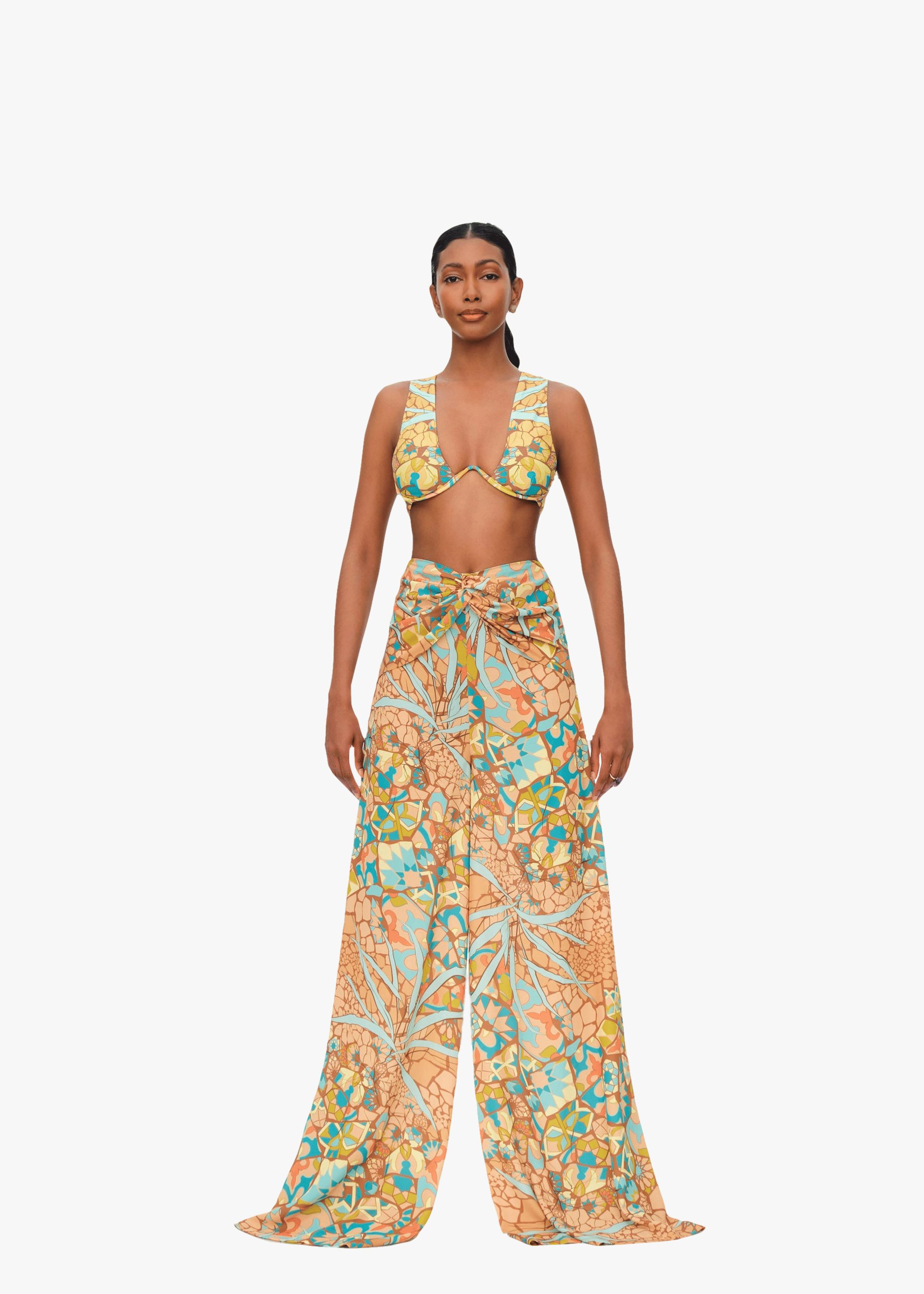 AKRO PANTS - ILIA II PRINT made by Andrea Iyamah