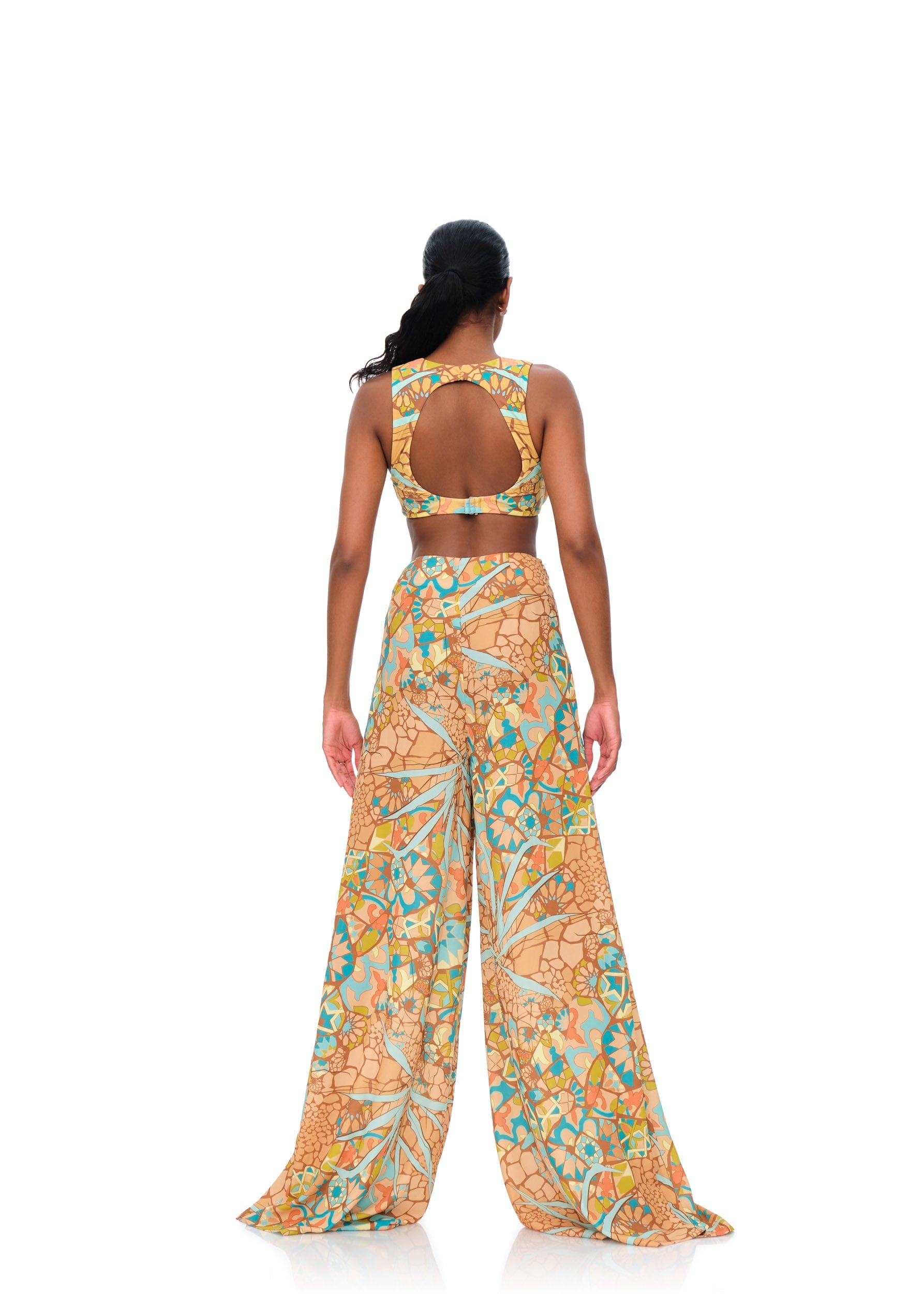 AKRO PANTS - ILIA II PRINT made by Andrea Iyamah