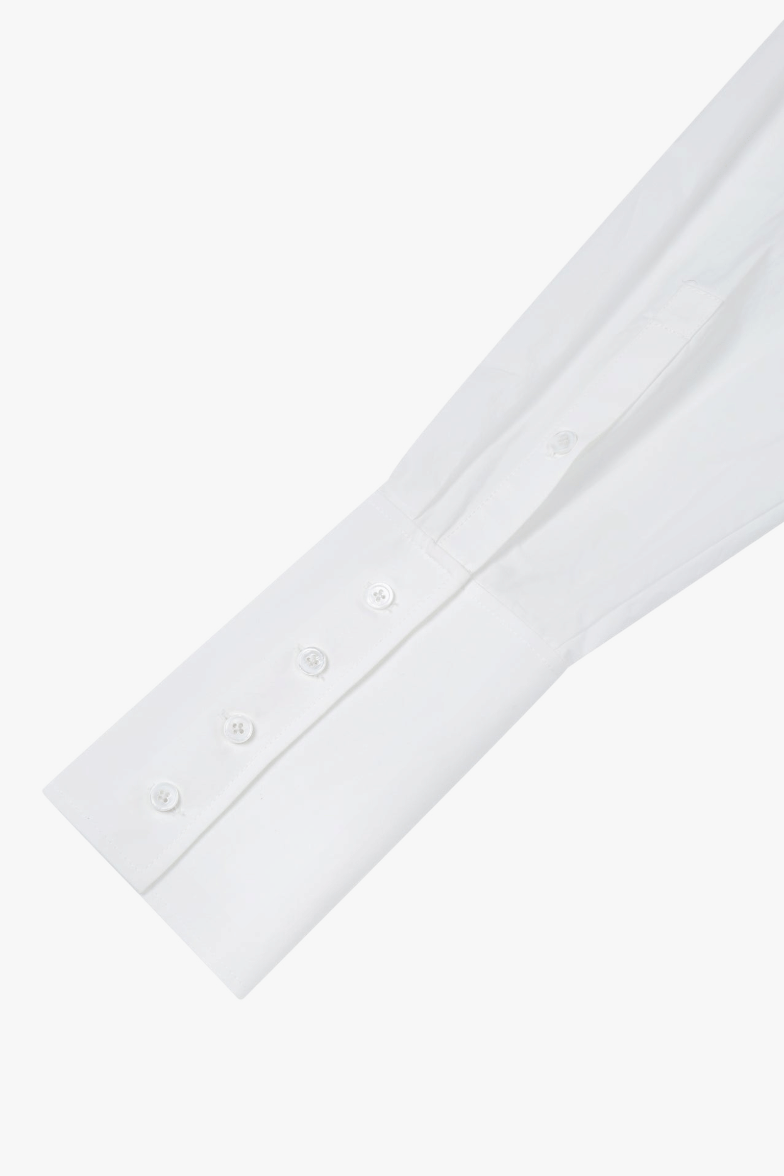 RUCHED COLLAR LONG SHIRT made by YIBRI