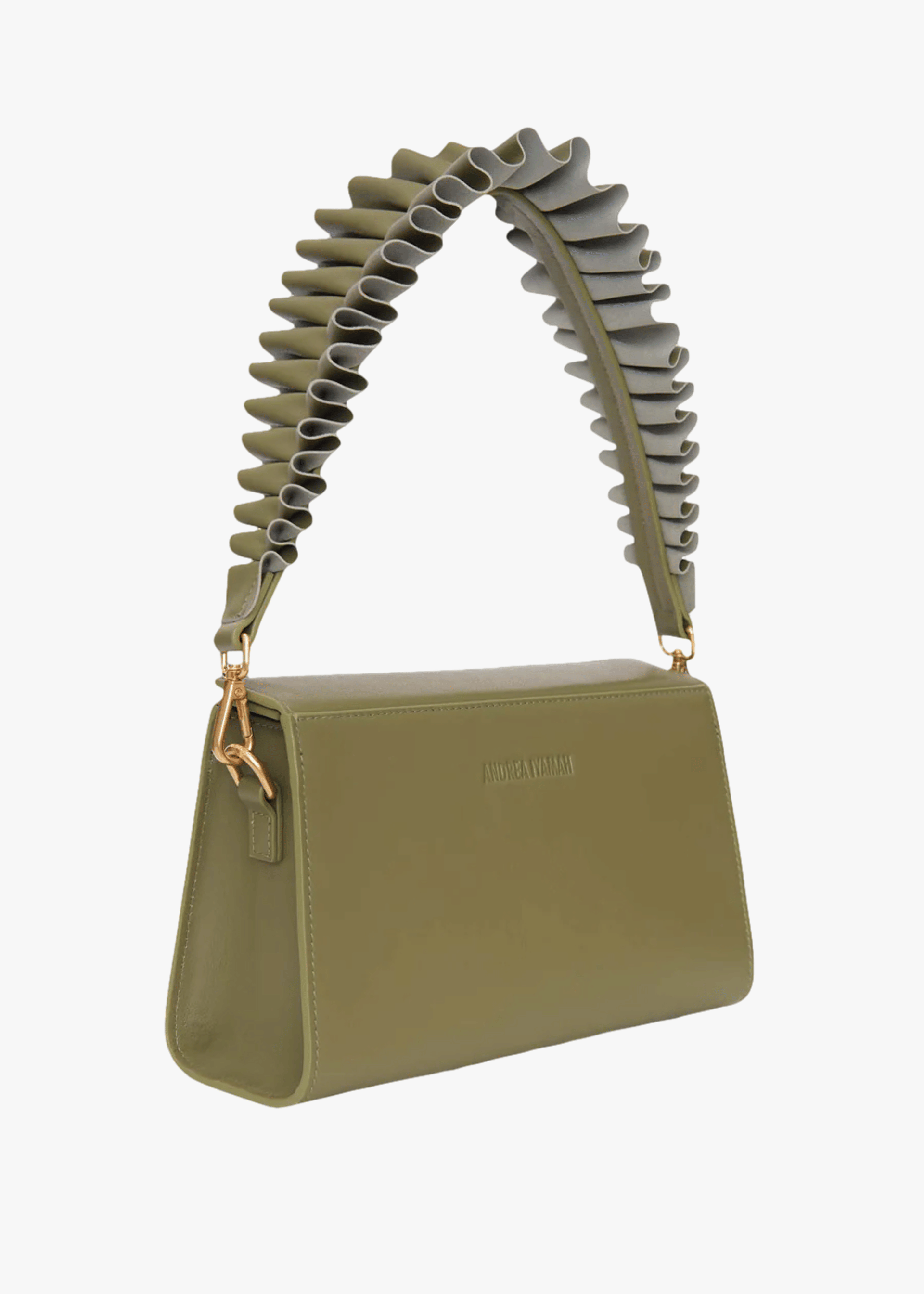 MALA GREEN SHOULDER BAG made by Andrea Iyamah