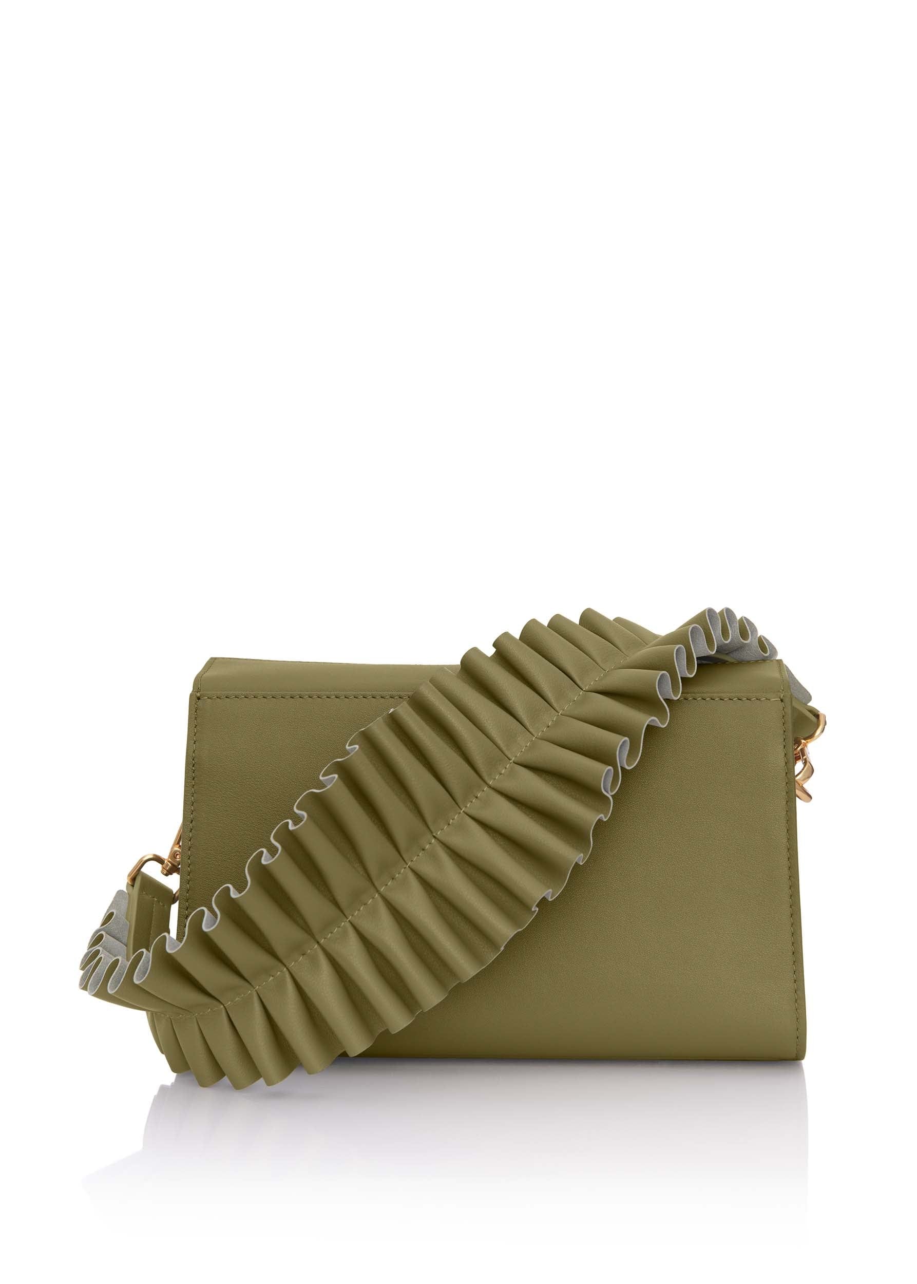 MALA GREEN SHOULDER BAG made by Andrea Iyamah