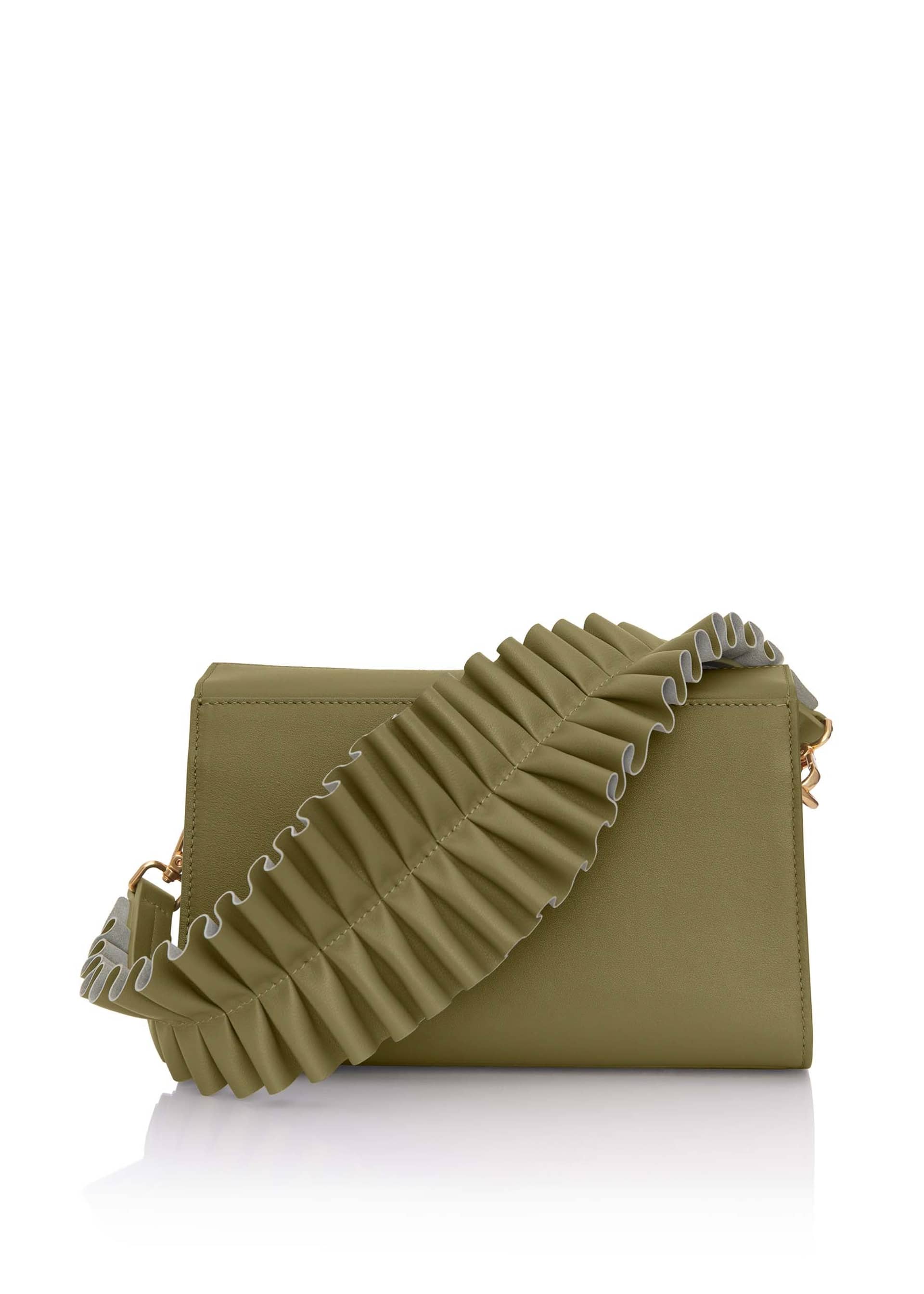 MALA GREEN SHOULDER BAG made by Andrea Iyamah