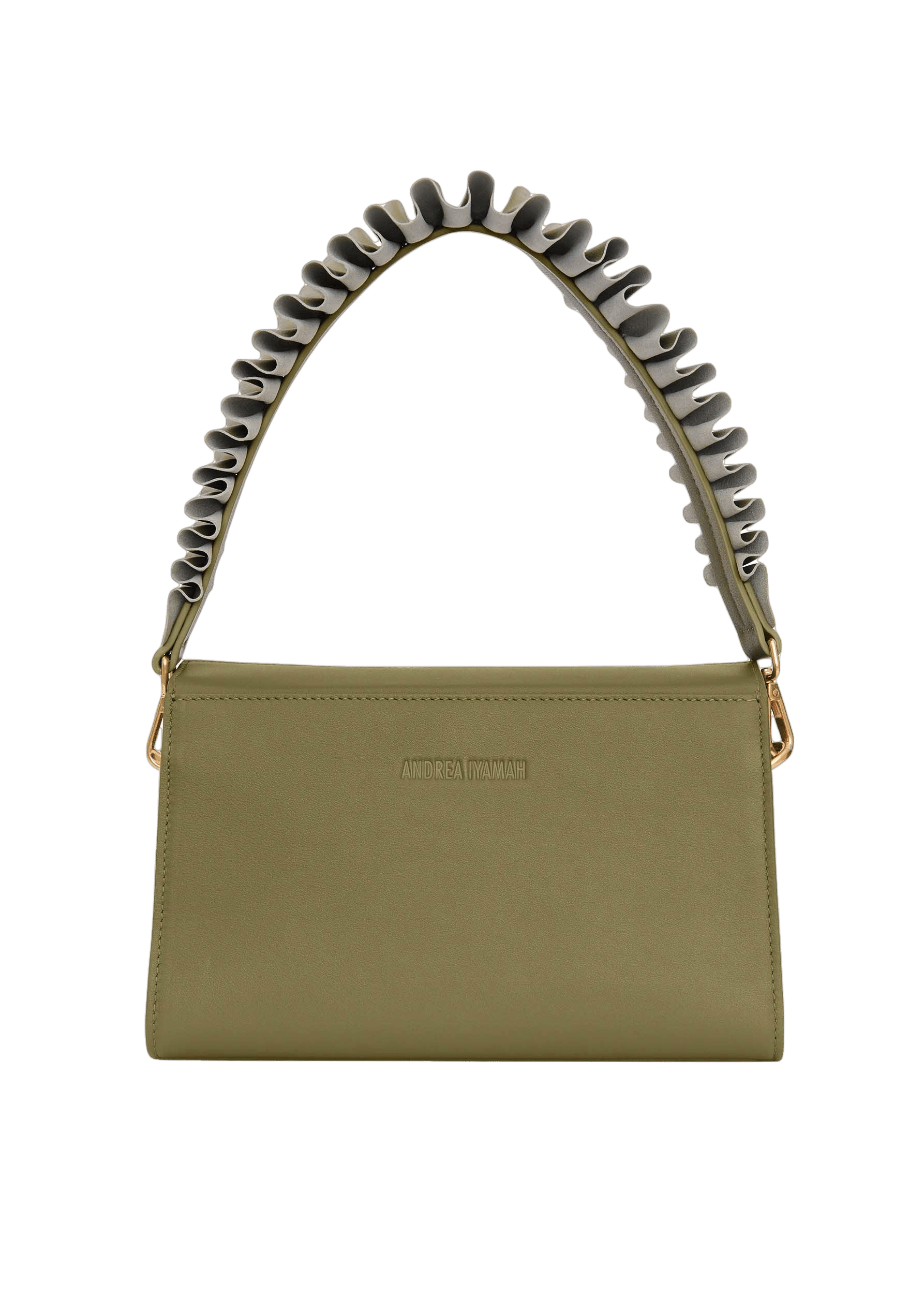 MALA GREEN SHOULDER BAG made by Andrea Iyamah