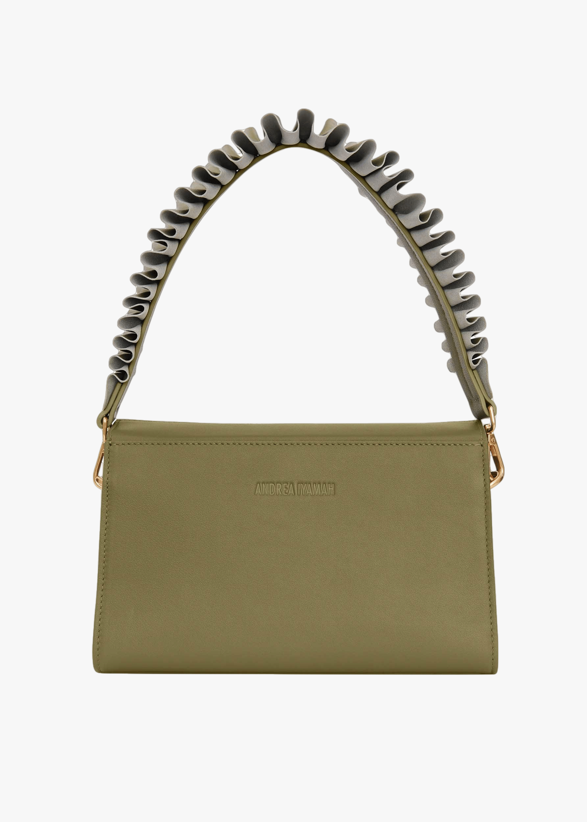 MALA GREEN SHOULDER BAG made by Andrea Iyamah