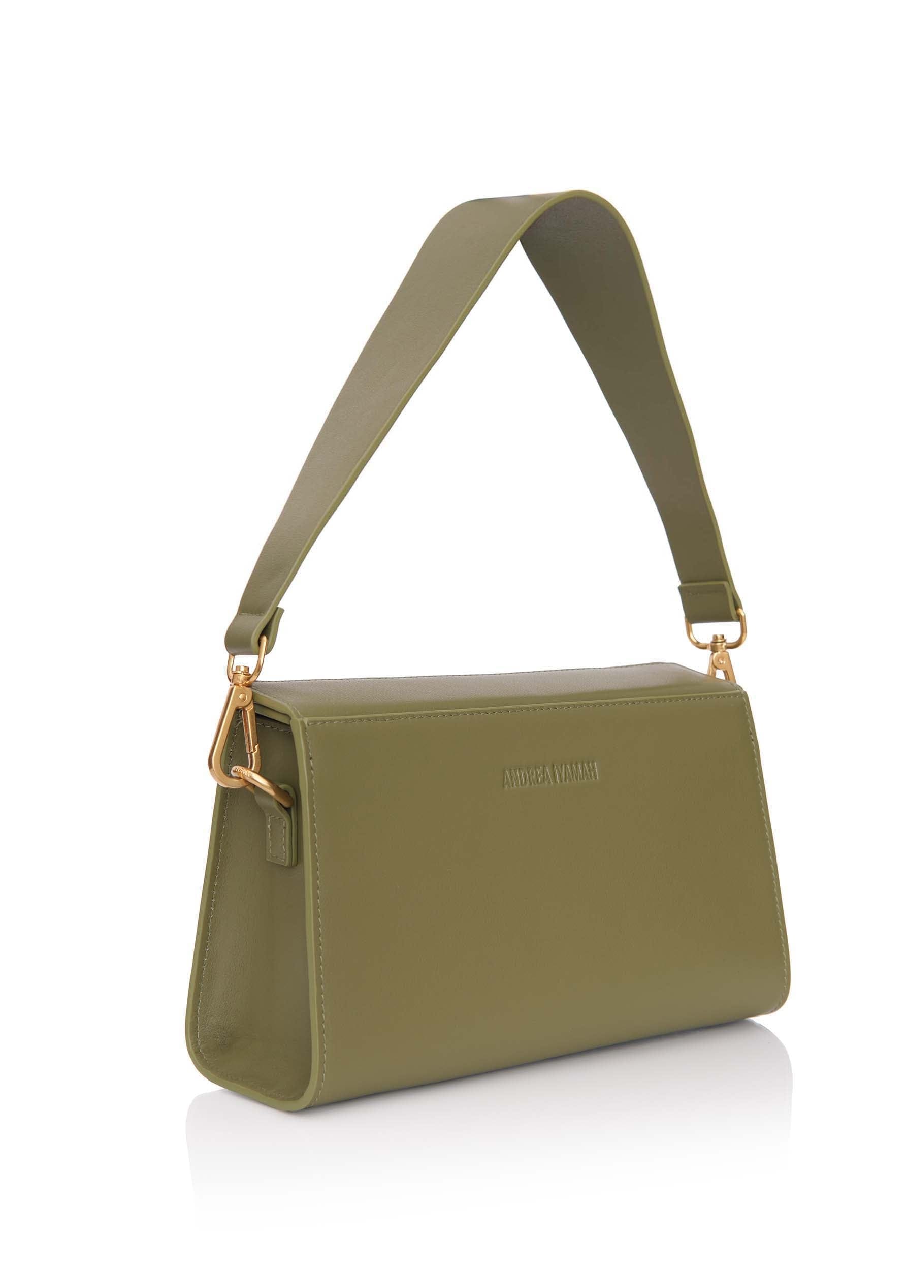 MALA GREEN SHOULDER BAG made by Andrea Iyamah