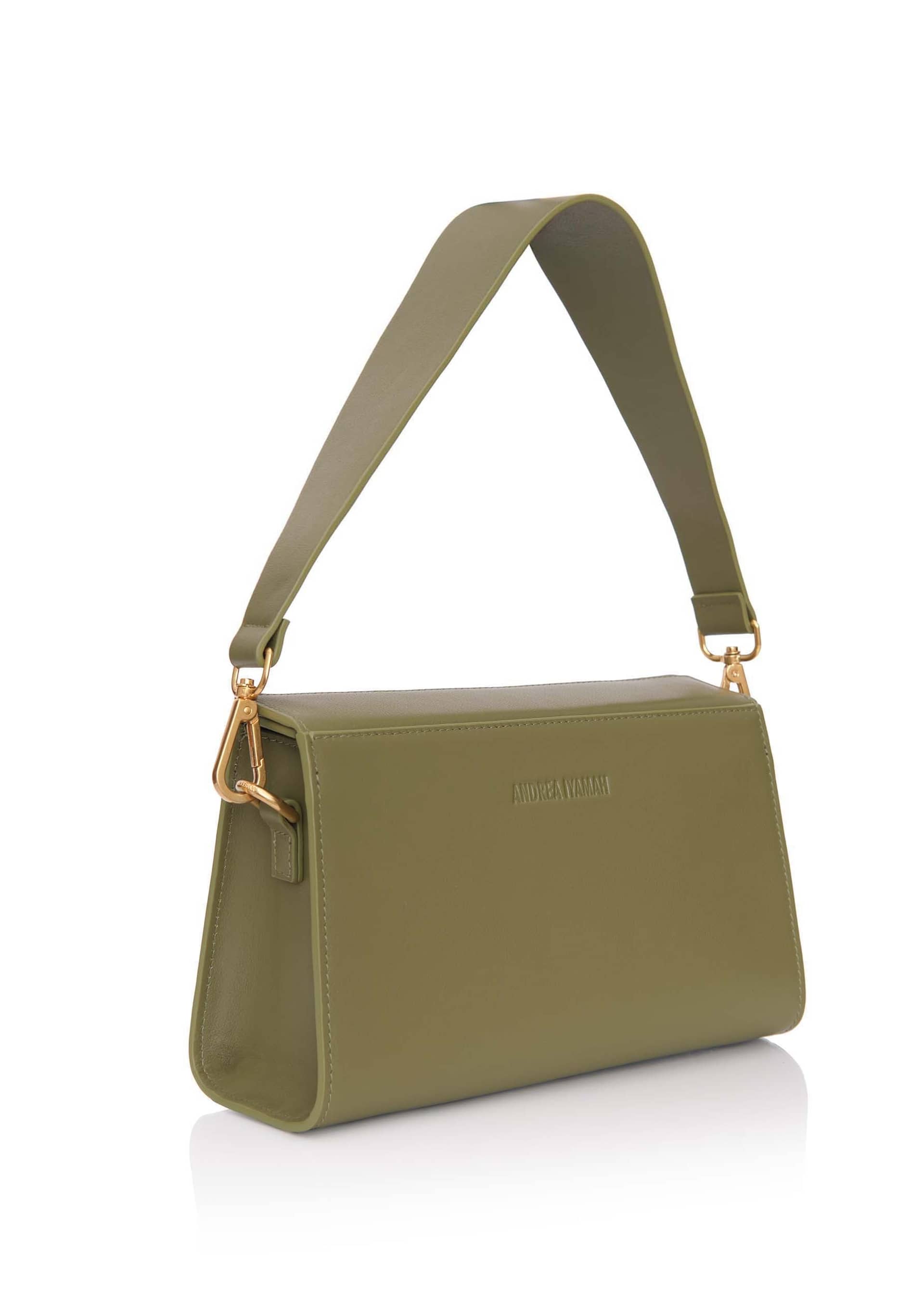 MALA GREEN SHOULDER BAG made by Andrea Iyamah