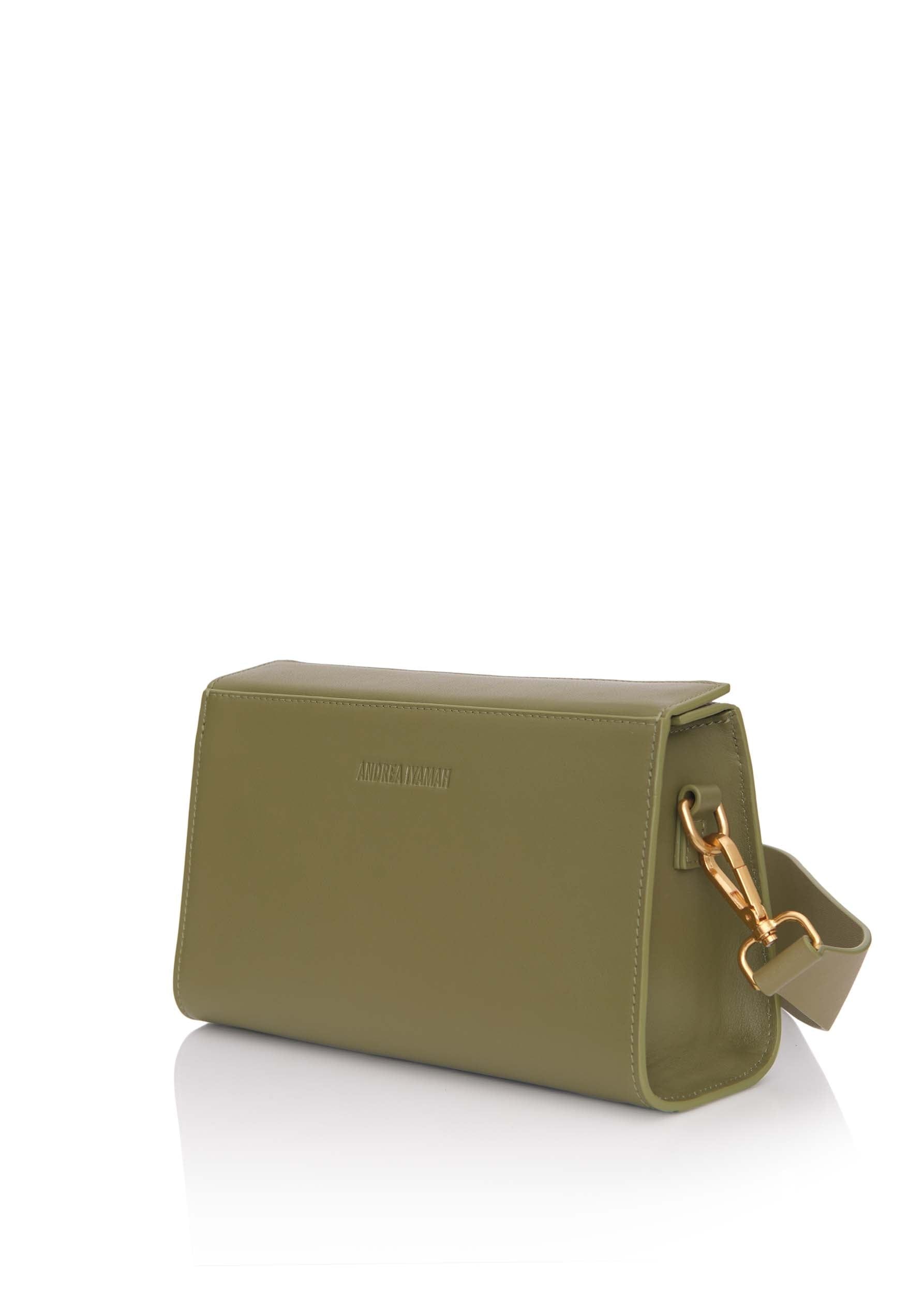 MALA GREEN SHOULDER BAG made by Andrea Iyamah
