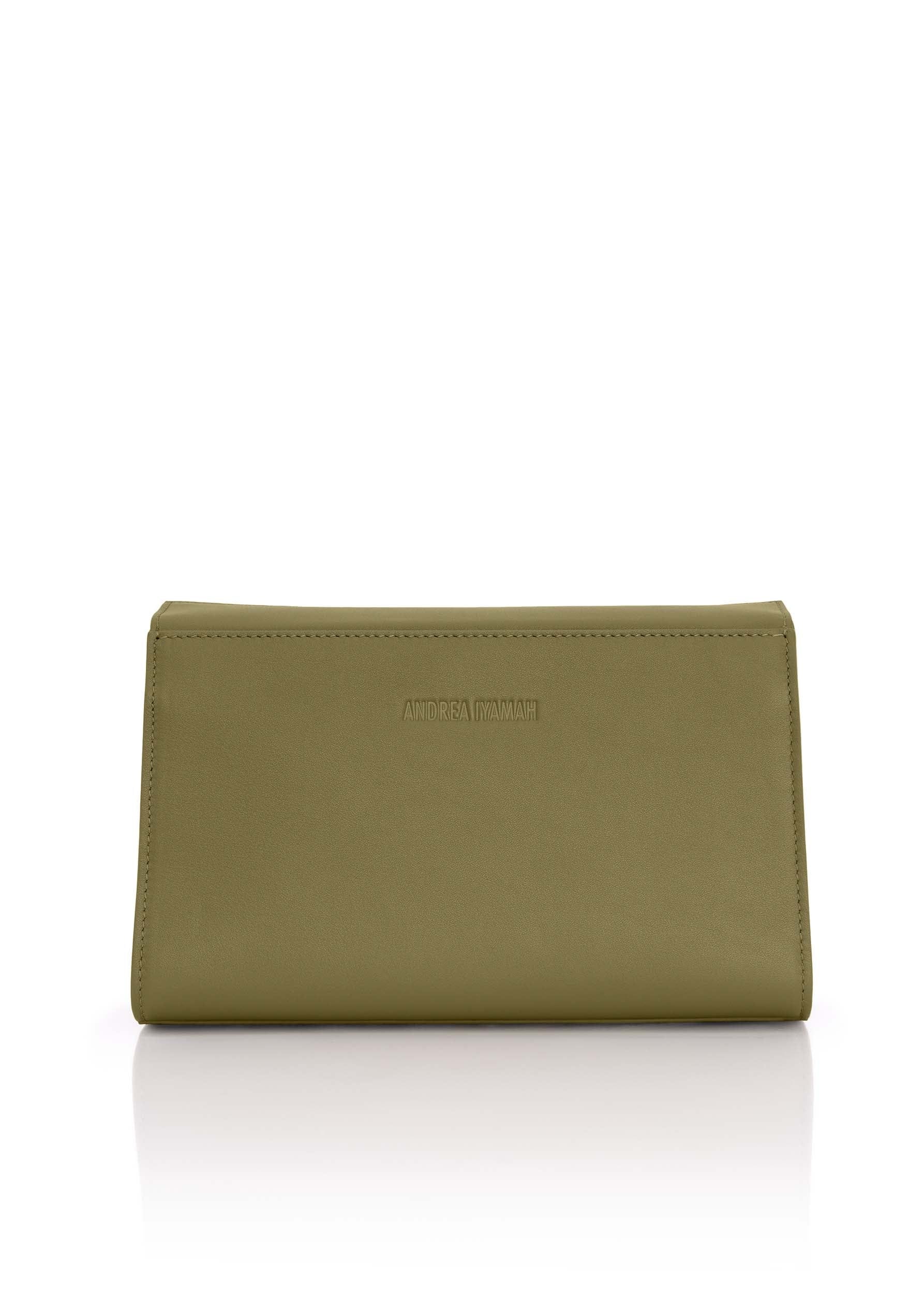 MALA GREEN SHOULDER BAG made by Andrea Iyamah