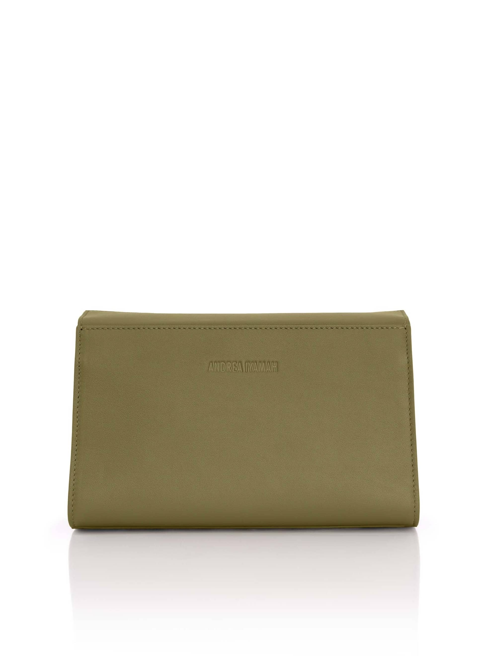 MALA GREEN SHOULDER BAG made by Andrea Iyamah