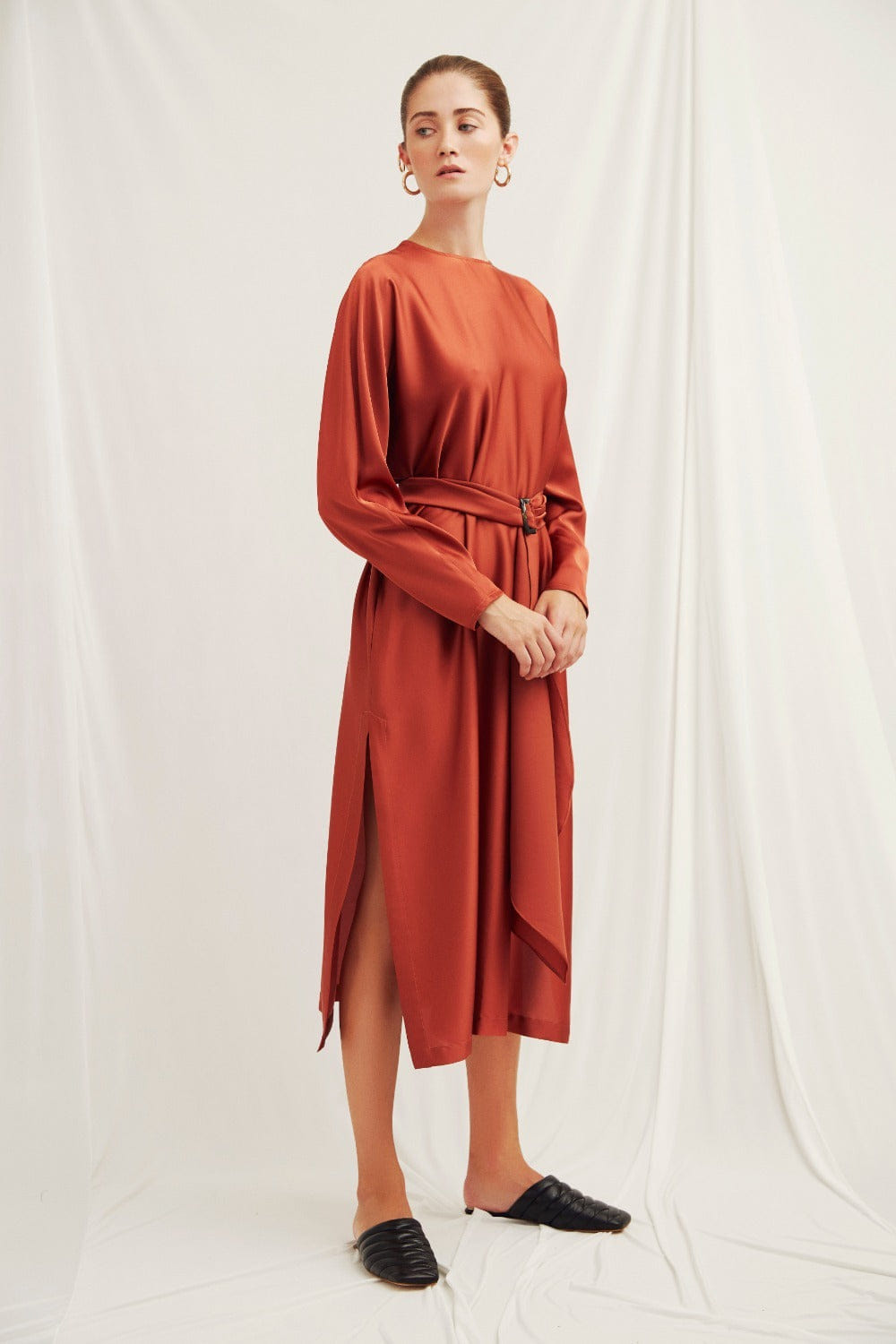 Etienne Satin Dress made by Nazli Ceren