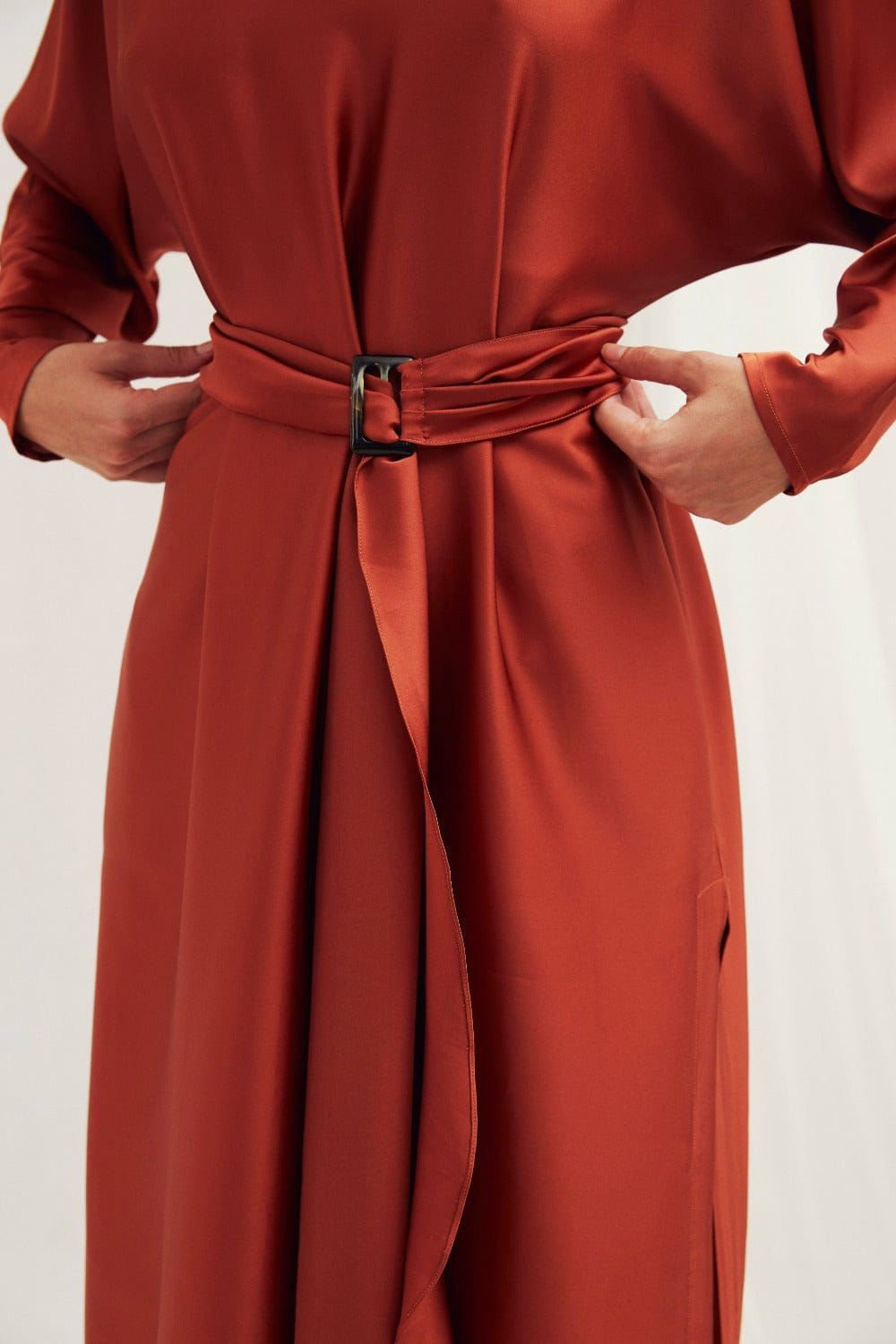 Etienne Satin Dress made by Nazli Ceren