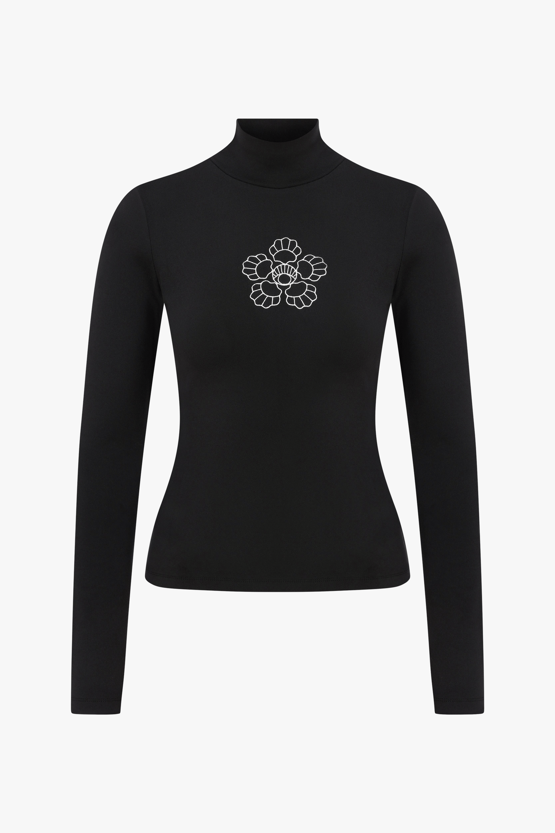 Blooming Crest Turtleneck made by Declara