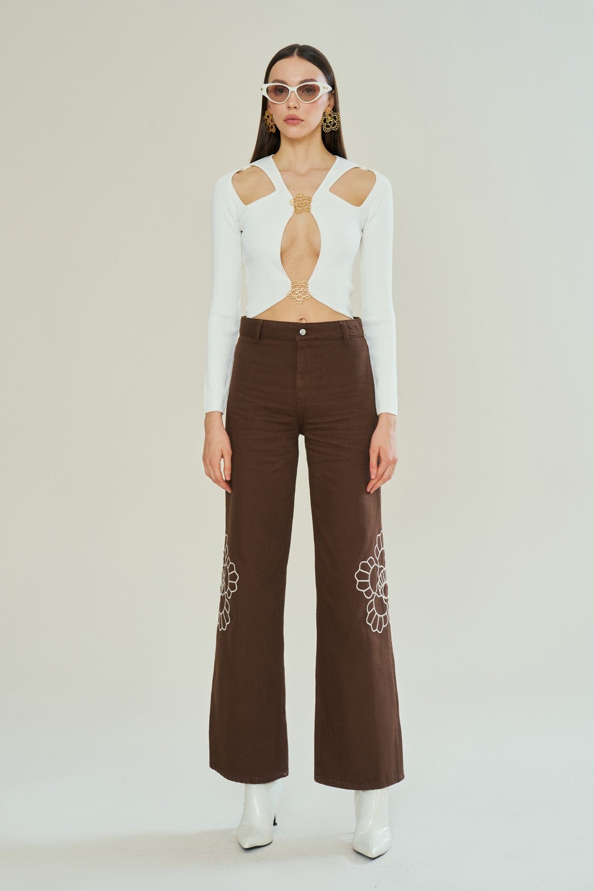 Lovers’ Emblem Knit Top made by Declara