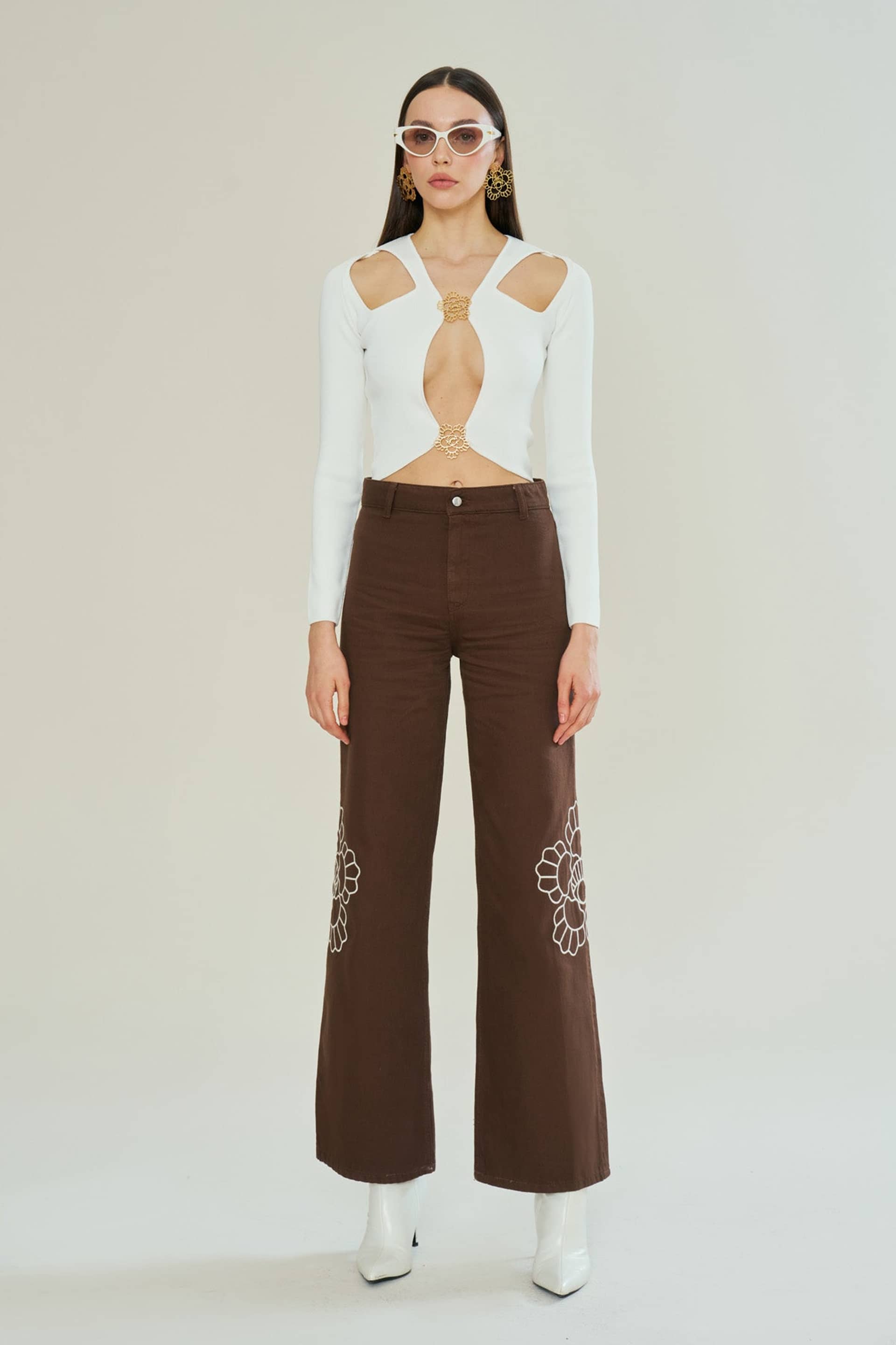 Lovers’ Emblem Knit Top made by Declara