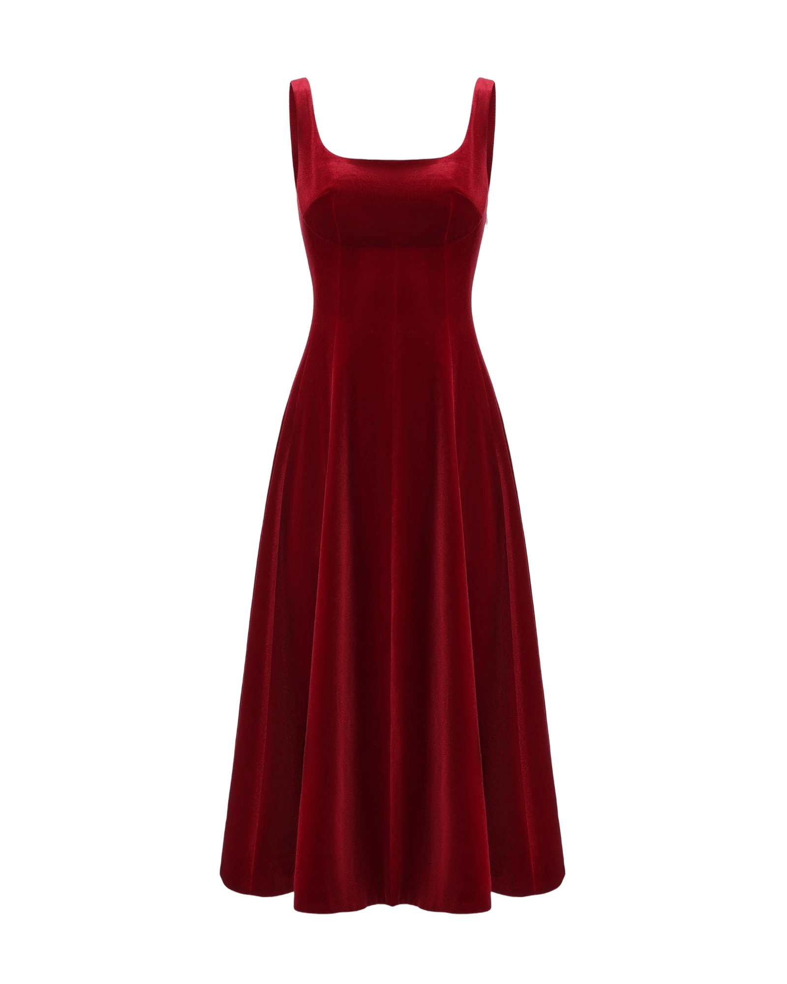 Eleanora Velvet Maxi Dress (Red) made by Nana Jacqueline