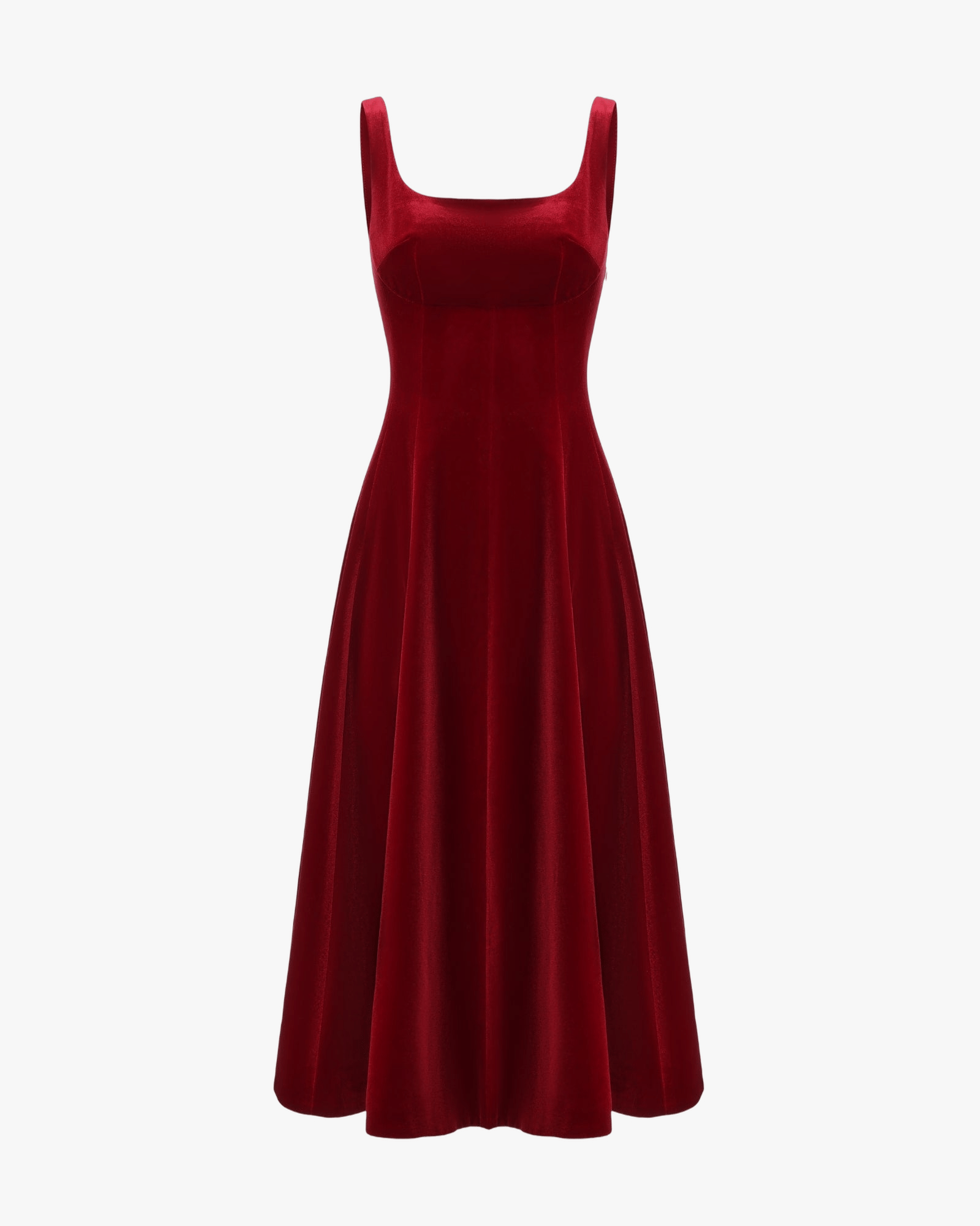 Eleanora Velvet Maxi Dress (Red) made by Nana Jacqueline