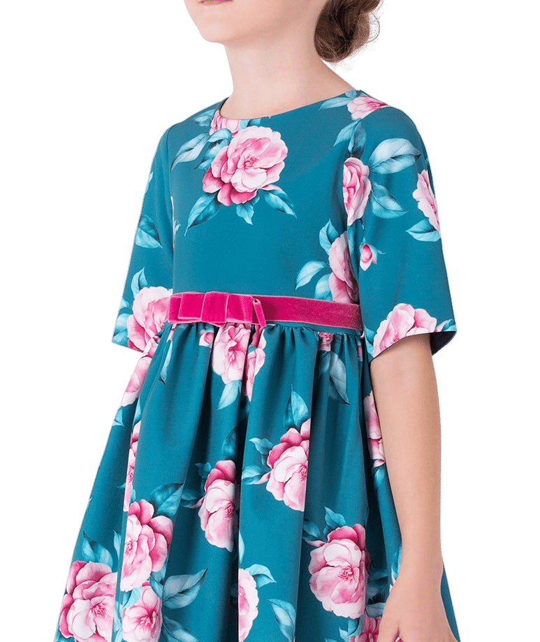Floral Savaya Girls Dress made by Mama Luma