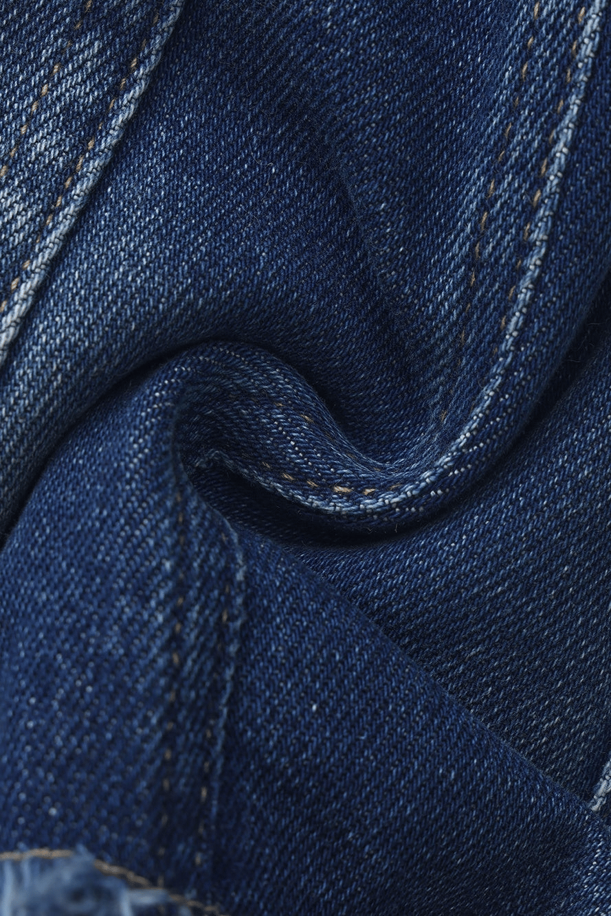 Lexi Low-Rise Dark Blue Denim Mini Skirt made by Nana Jacqueline