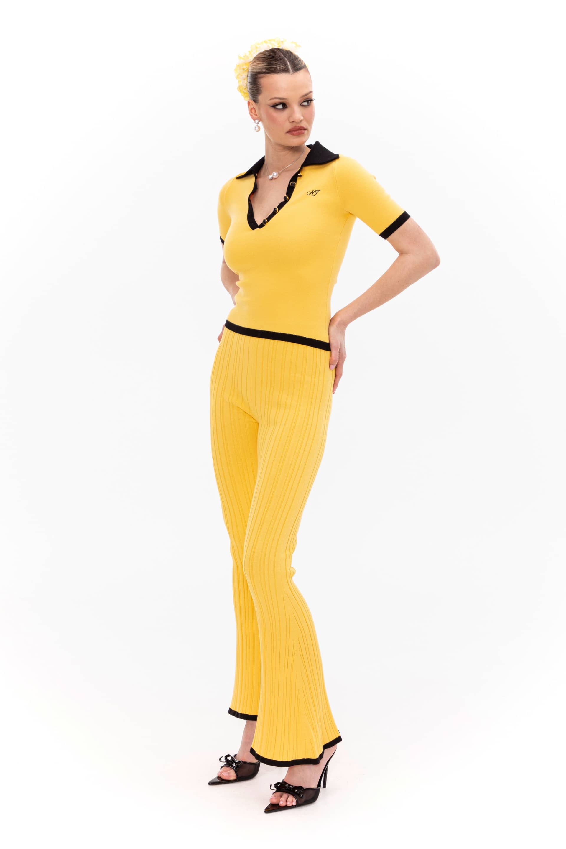 Eliza Pants (Yellow) made by Nana Jacqueline