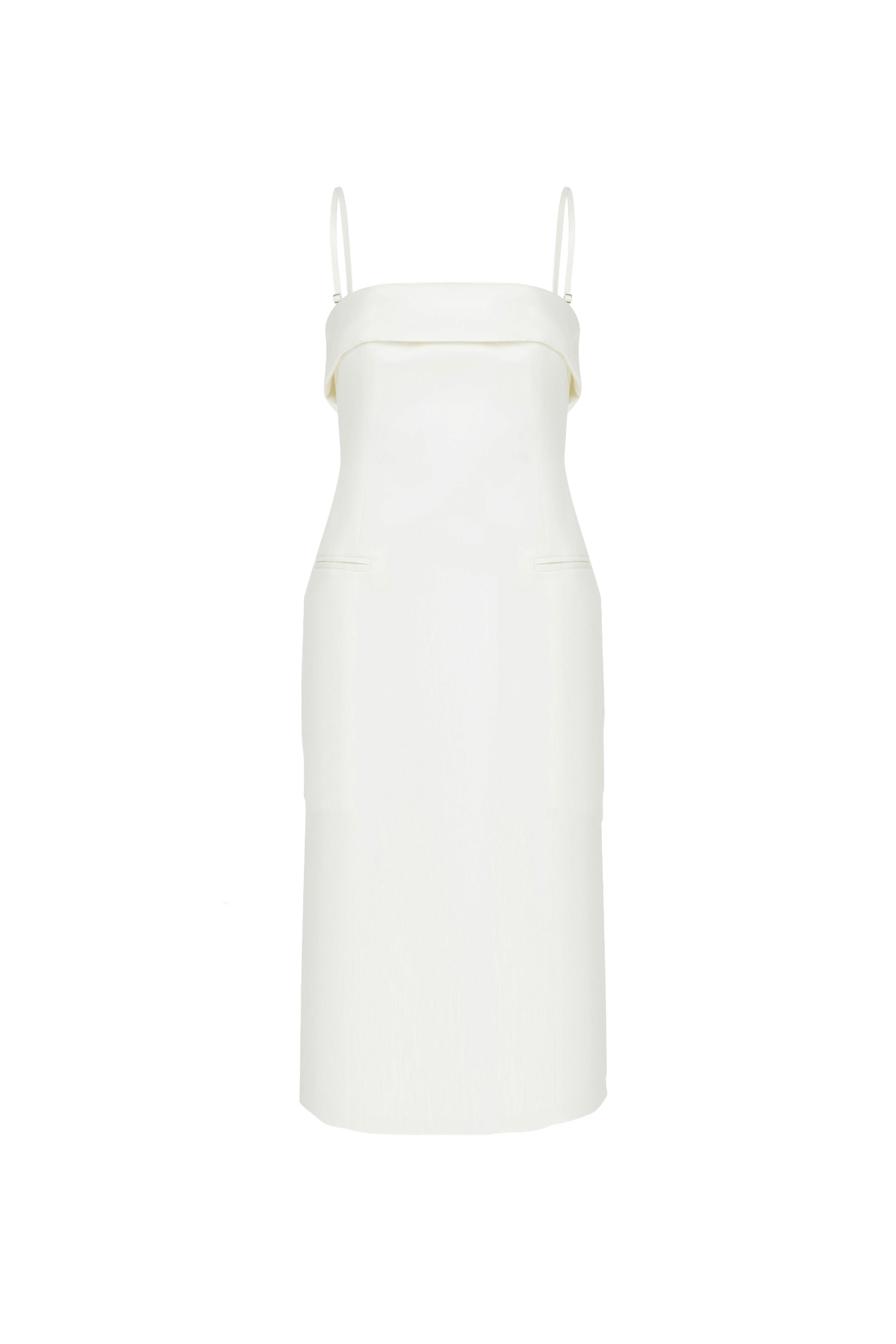 Gaia Long Dress In Vanilla Ice made by Nazli Ceren