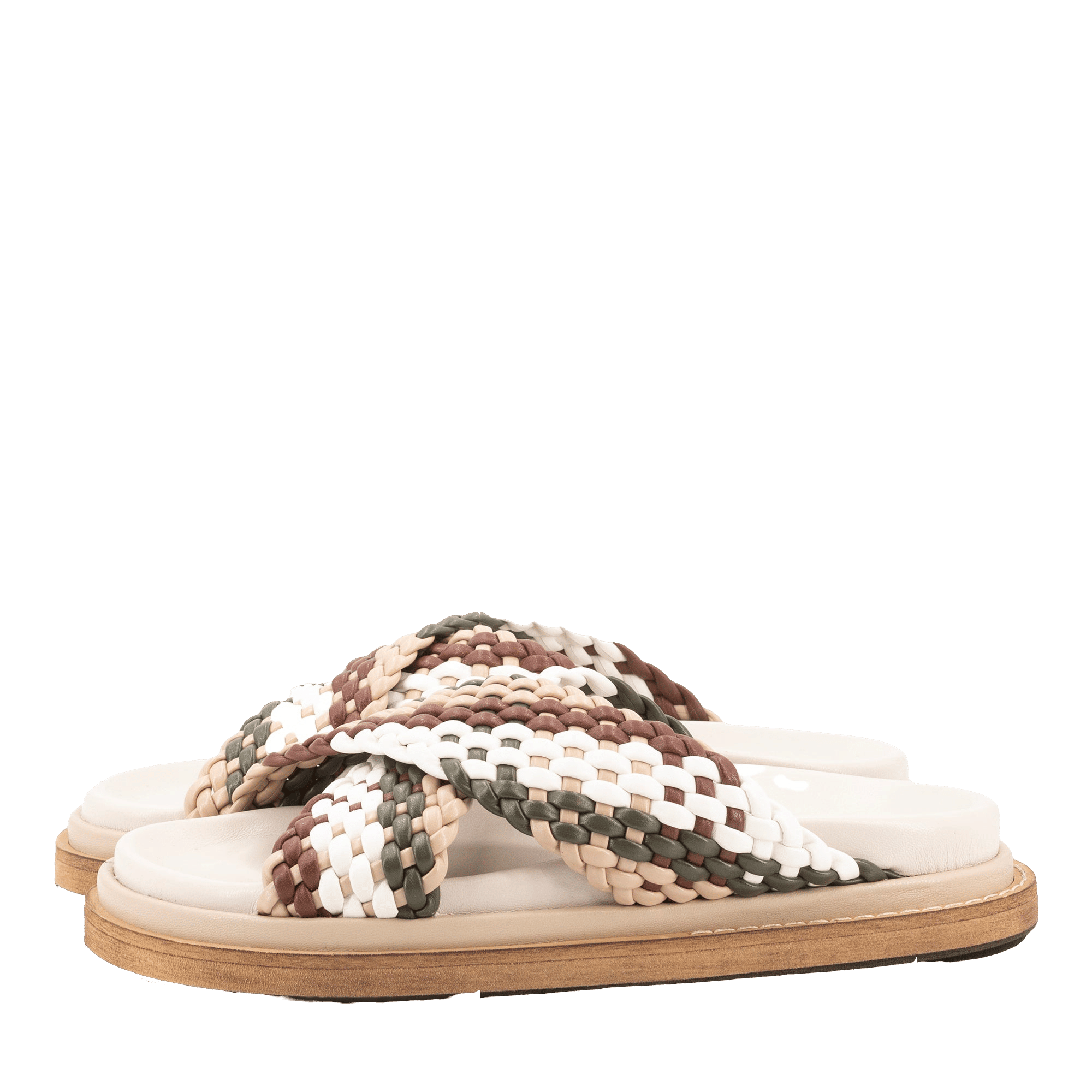 SANTOS LEATHER SANDALS made by Toral