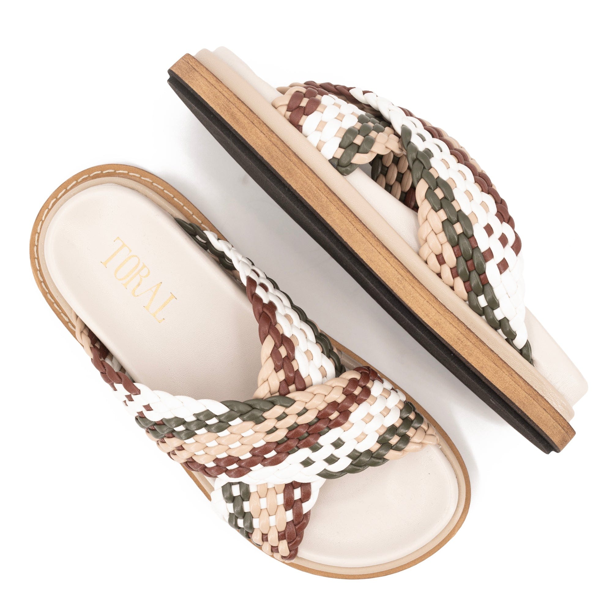 SANTOS LEATHER SANDALS made by Toral