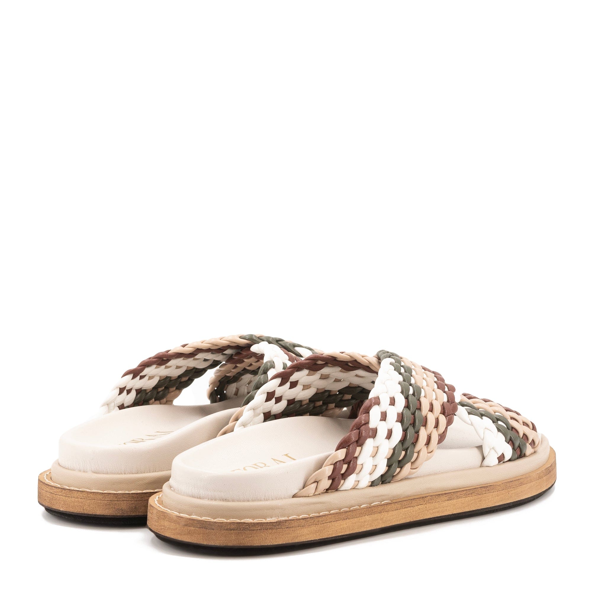 SANTOS LEATHER SANDALS made by Toral