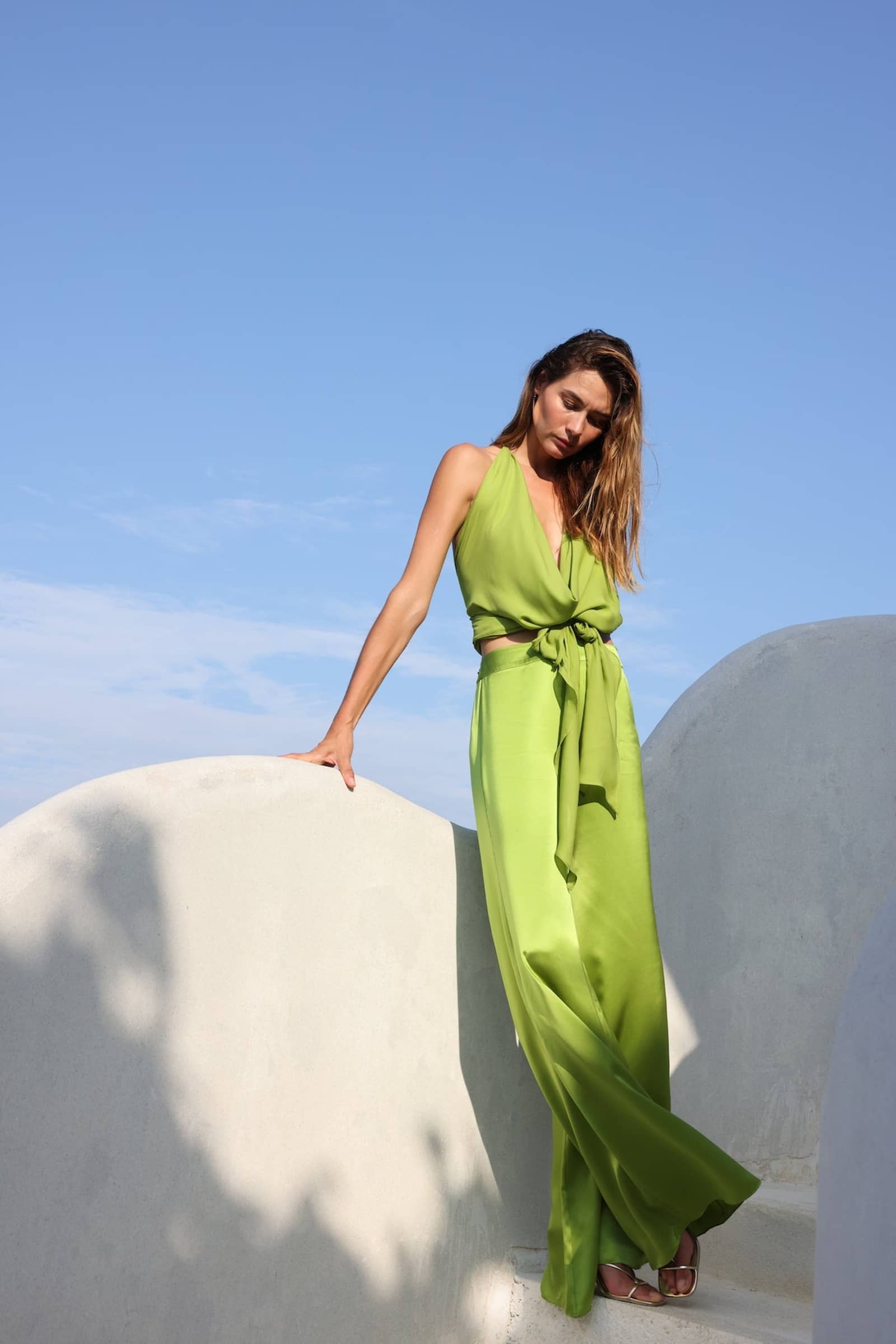 Anderson Silk Pants made by Francesca Miranda