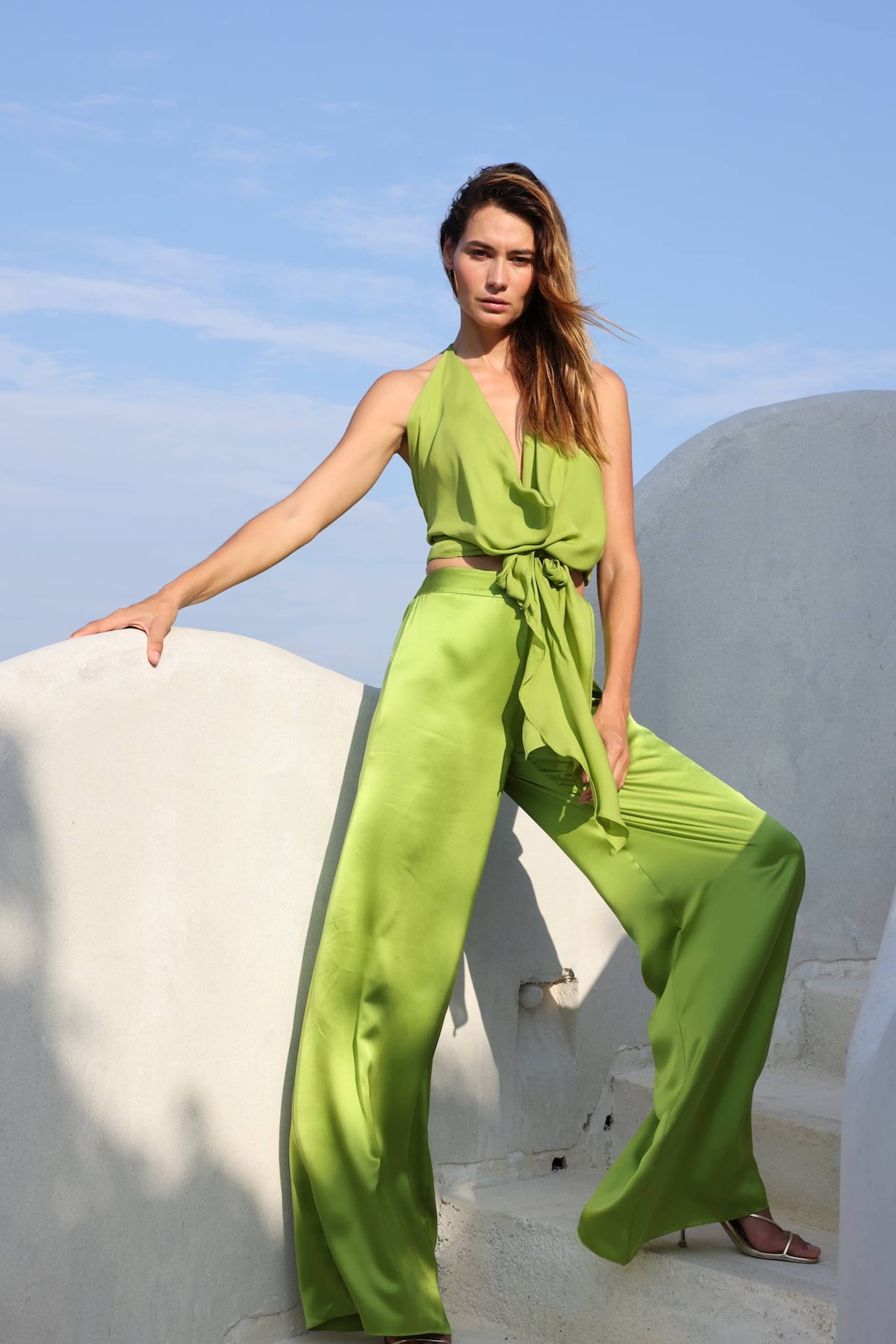 Anderson Silk Pants made by Francesca Miranda