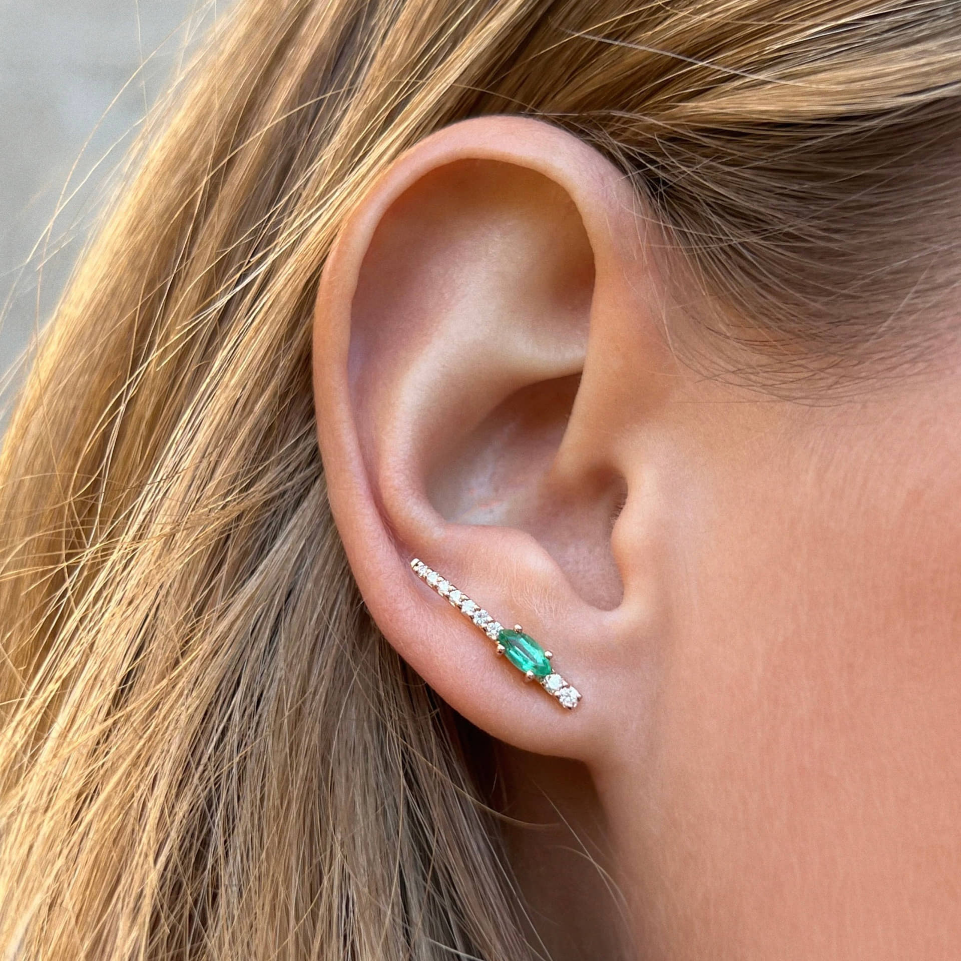 Pendientes Spike Jardín de Aire made by Gold & Roses