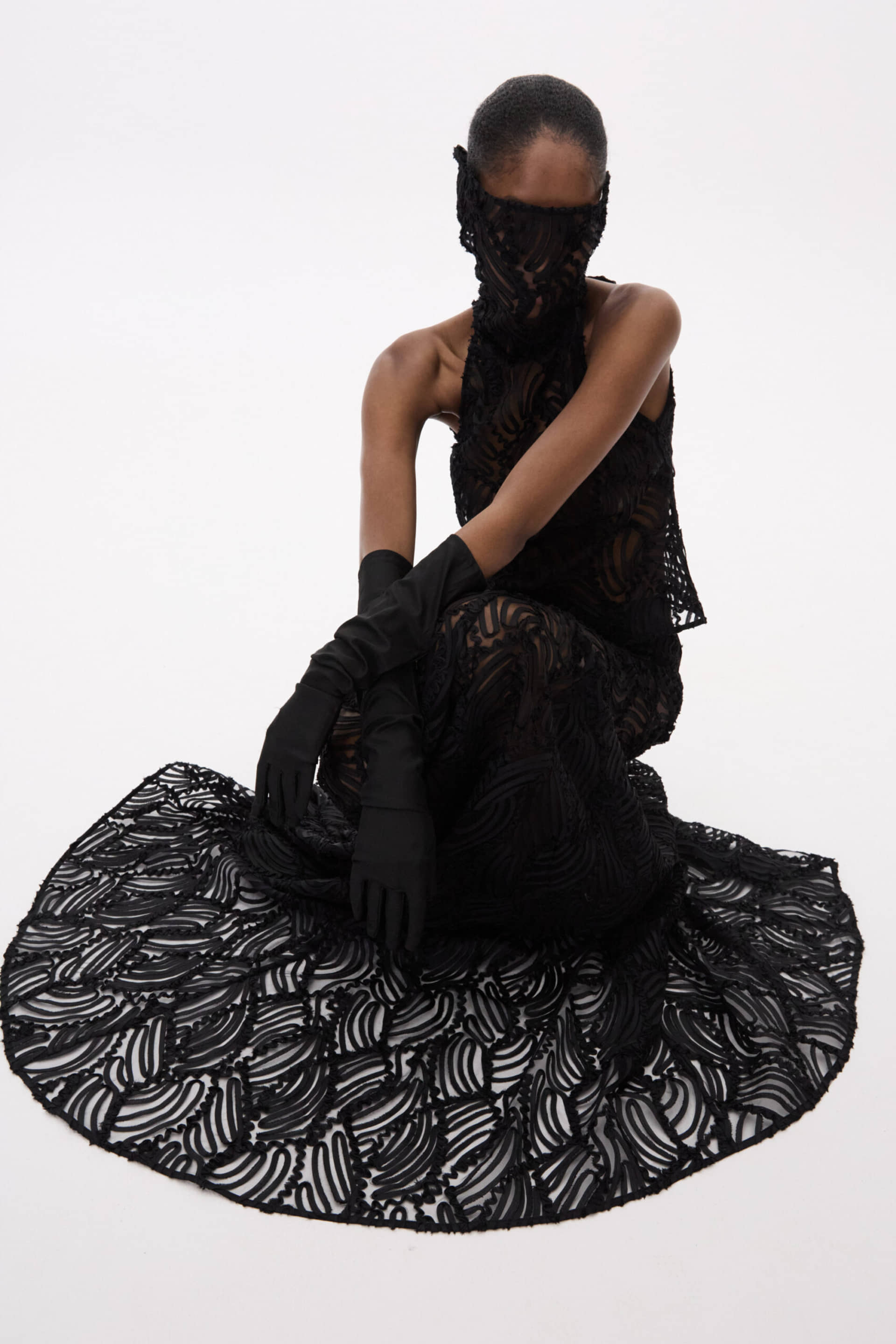 High-collar Top made by YAVORSKA