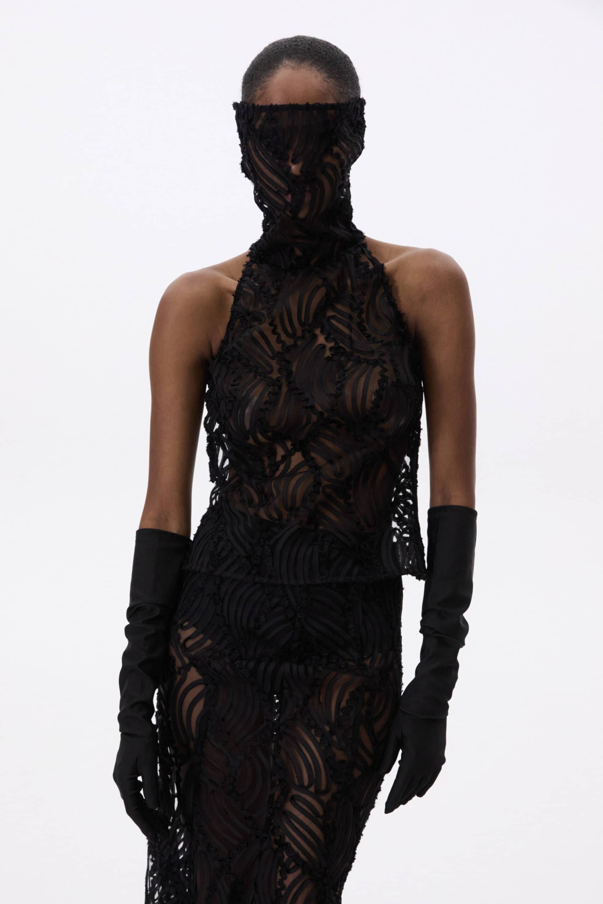 High-collar Top made by YAVORSKA