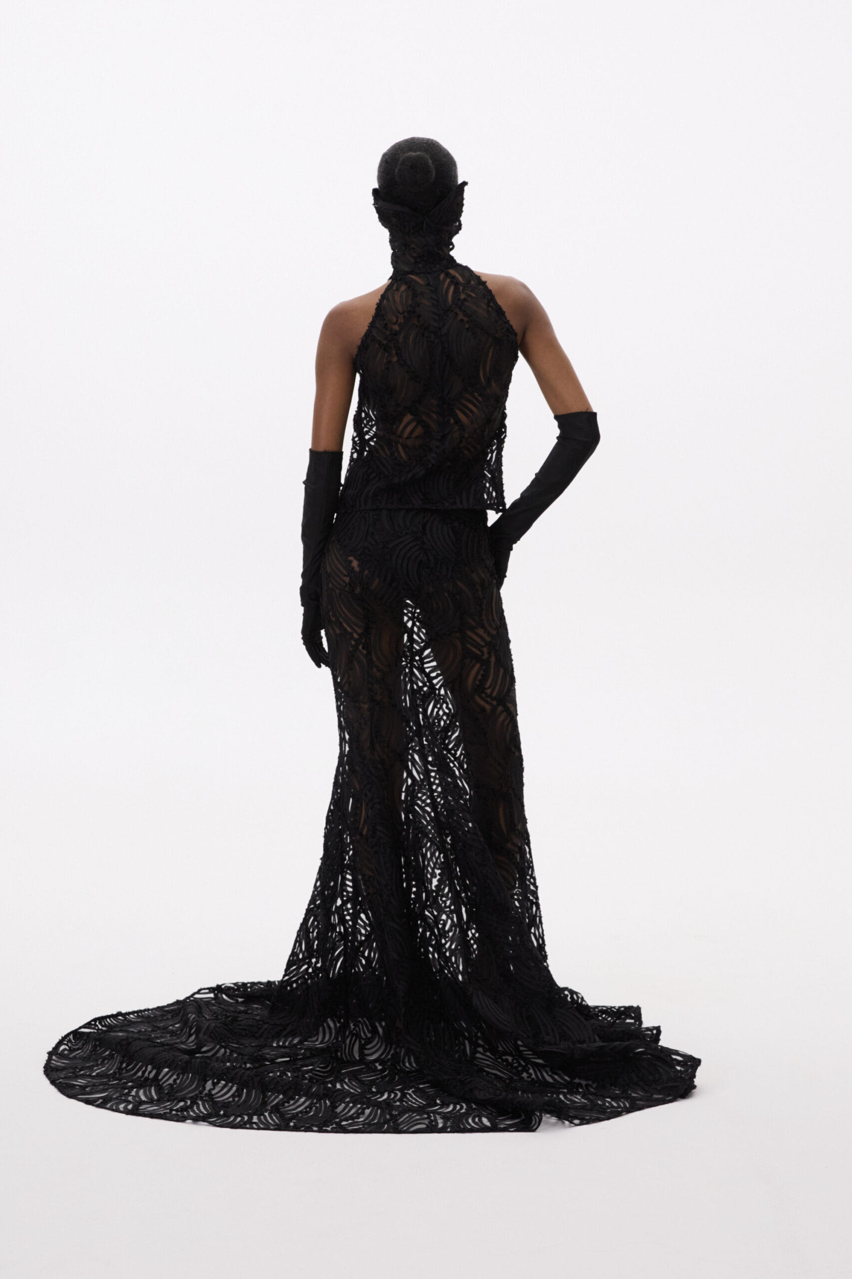 High-collar Top made by YAVORSKA