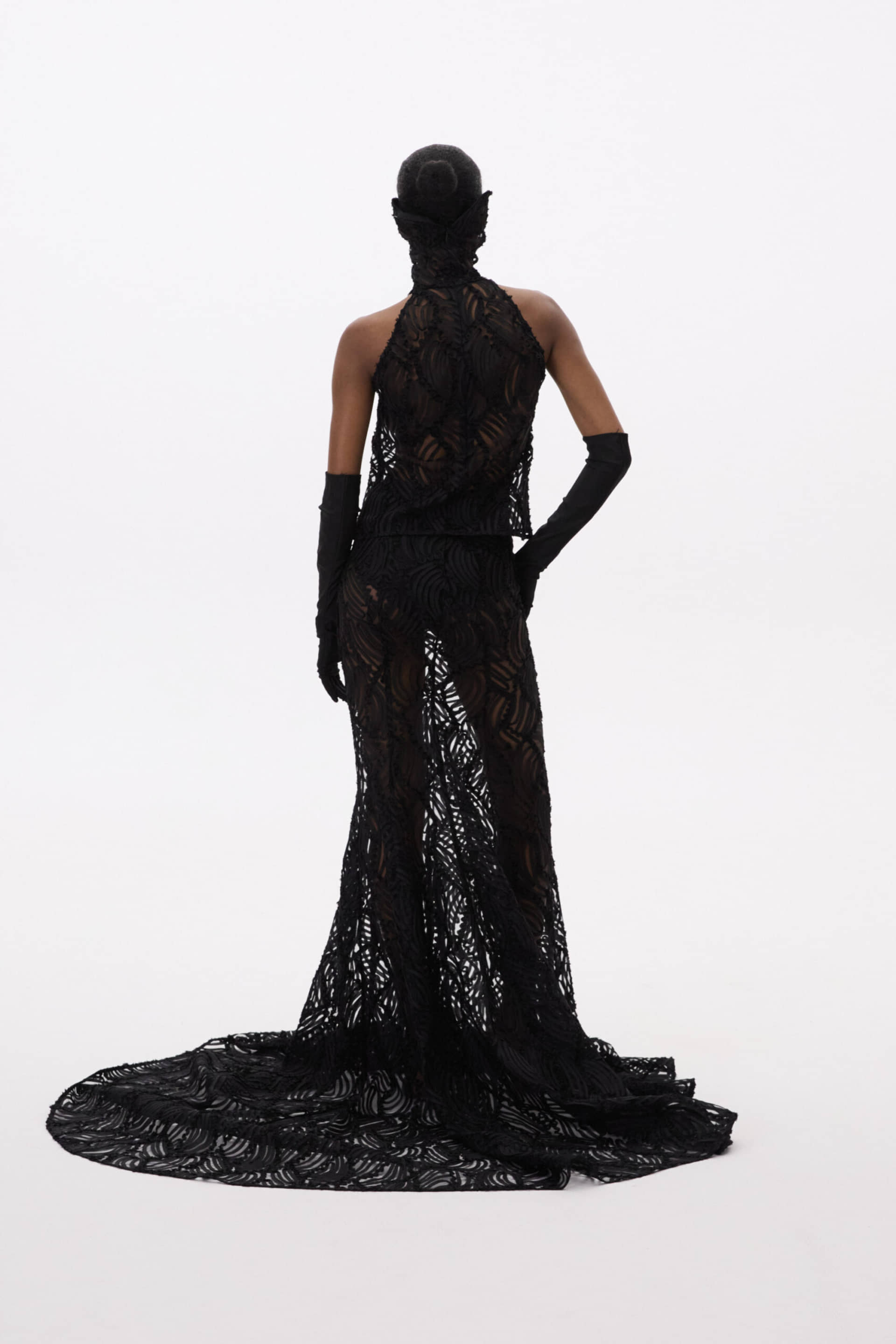 High-collar Top made by YAVORSKA