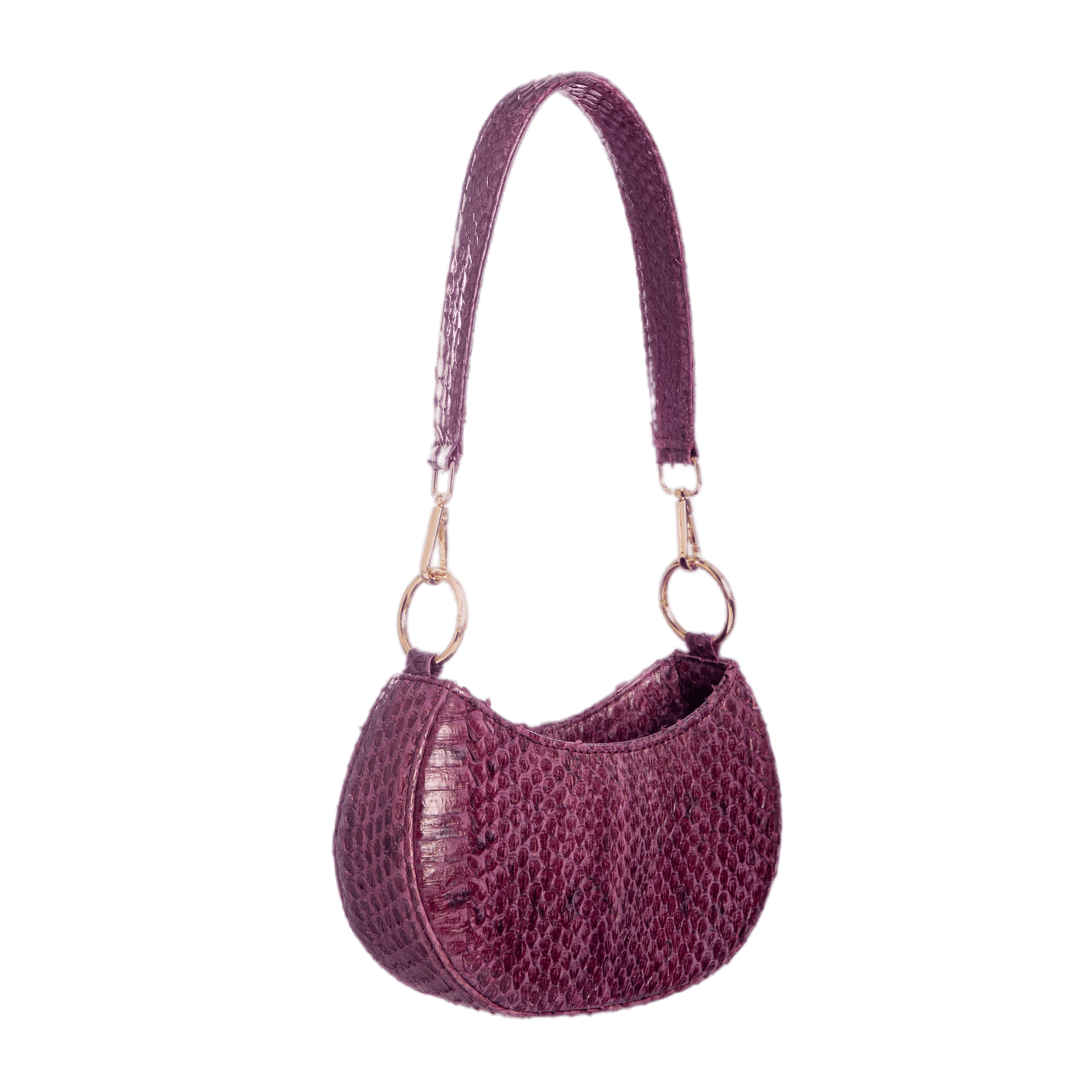 Basita - Aubergine - Hand Bag made by ALIEL