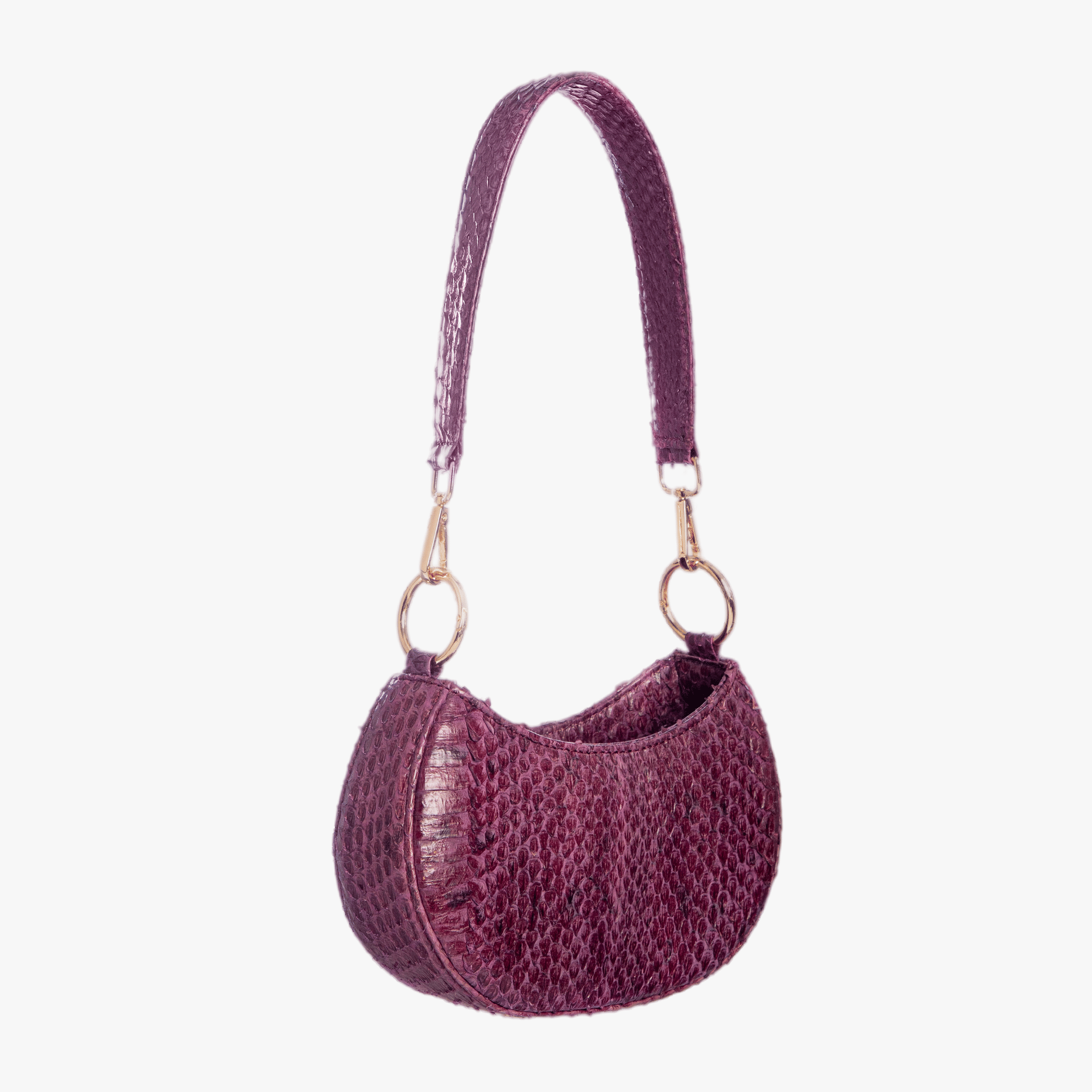 Basita - Aubergine - Hand Bag made by ALIEL